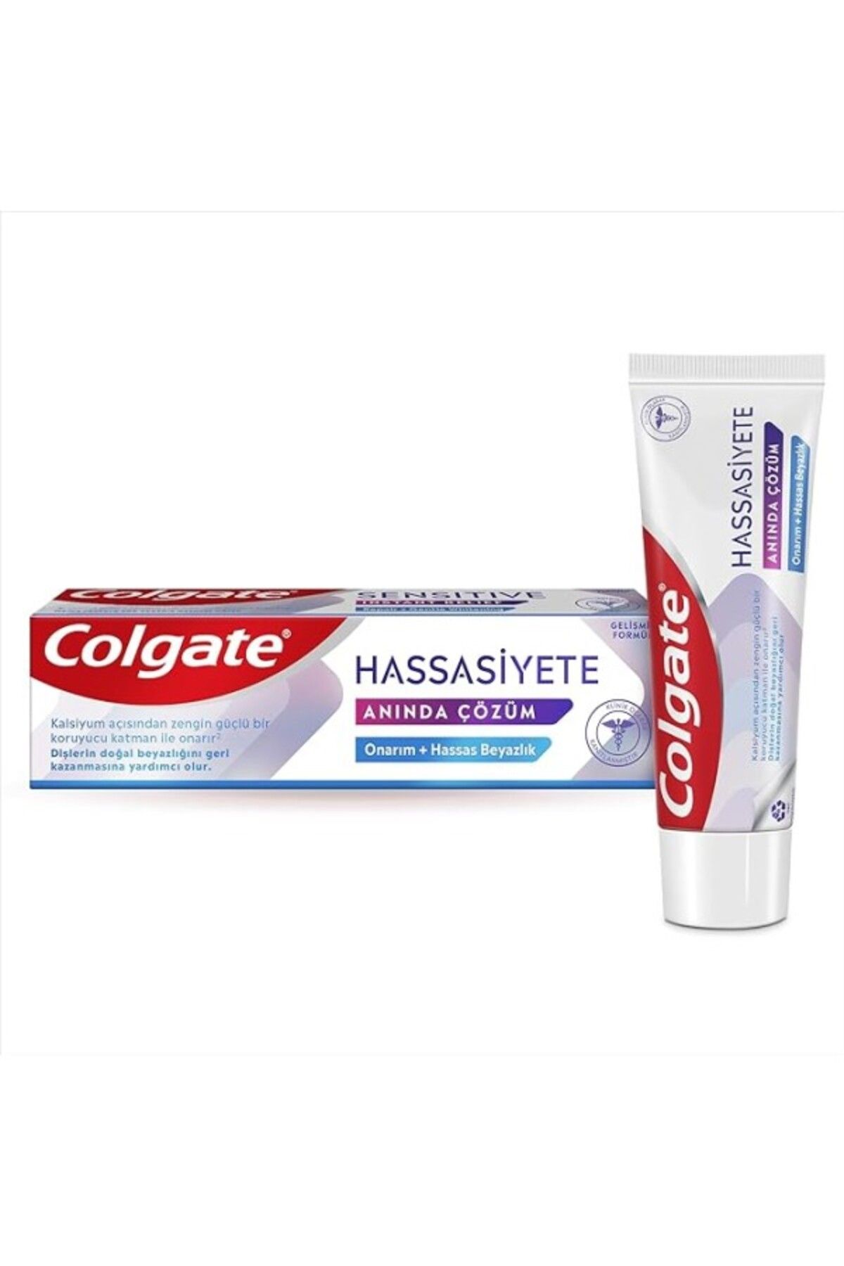ShopZum Colgate Hassasiyete Anında Çözüm Onarım Hassas Beyazlık Diş Macunu 75 ml