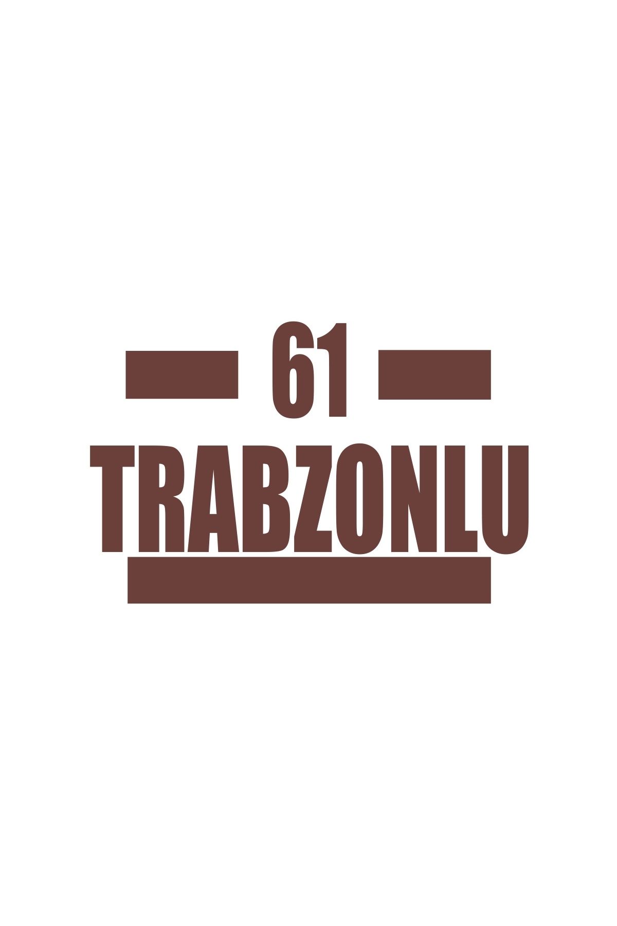 Reysa Tasarım 61 Trabzonlu Araba Sticker 17x17 Cm Kahverengi