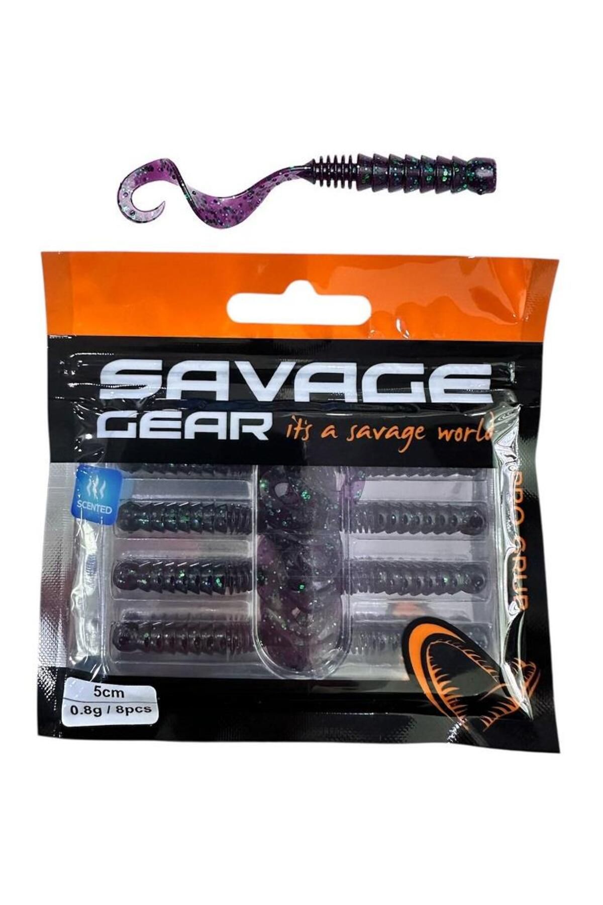 Savage Gear Pro Grub 5cm 0.8gr LRF Silikon Yem 8 Adet Junebug