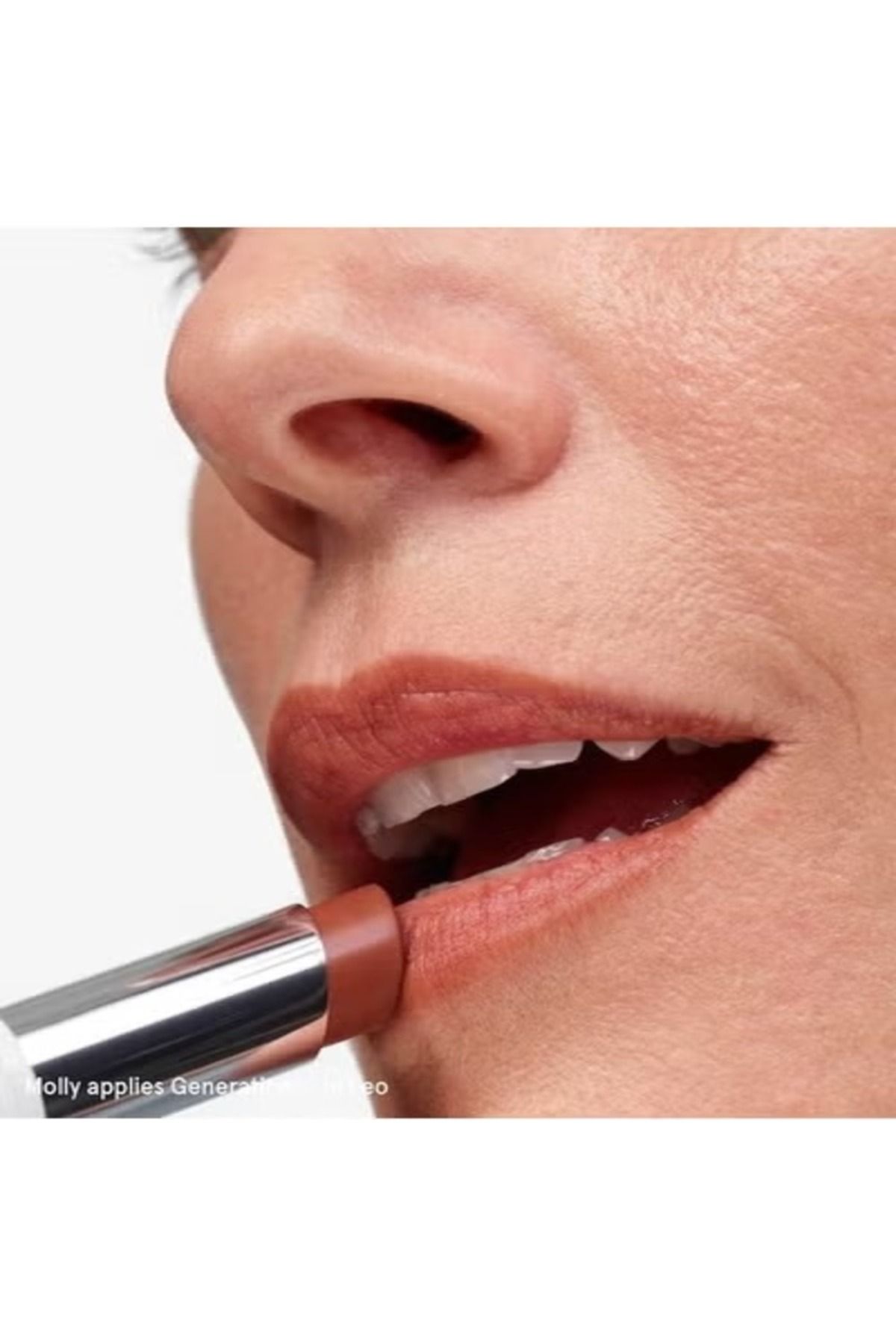 Glossier-Generation G Subtle Matte Finish Lipstick , Leo - neutral cocoa brown - 3g 2