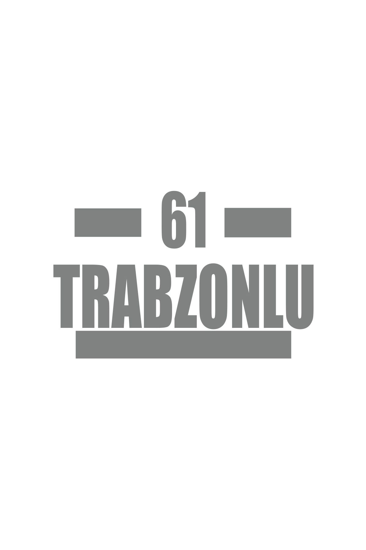 Reysa Tasarım 61 Trabzonlu Araba Sticker 17x17 Cm Gri