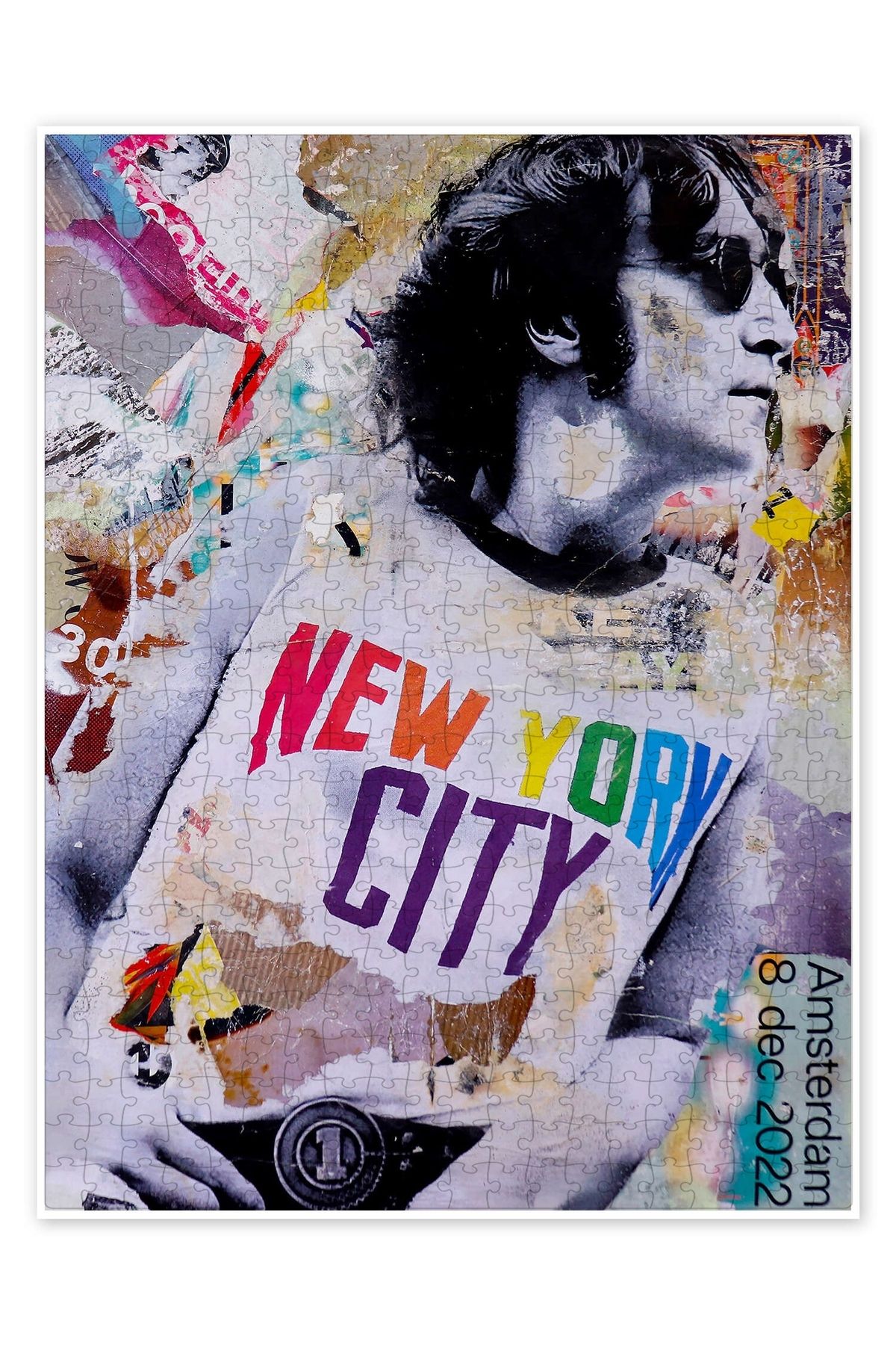 Jeronkarji Lennon City Boy 500 Parça Puzzle Yapboz Bohem Soyut Sanat Temalı