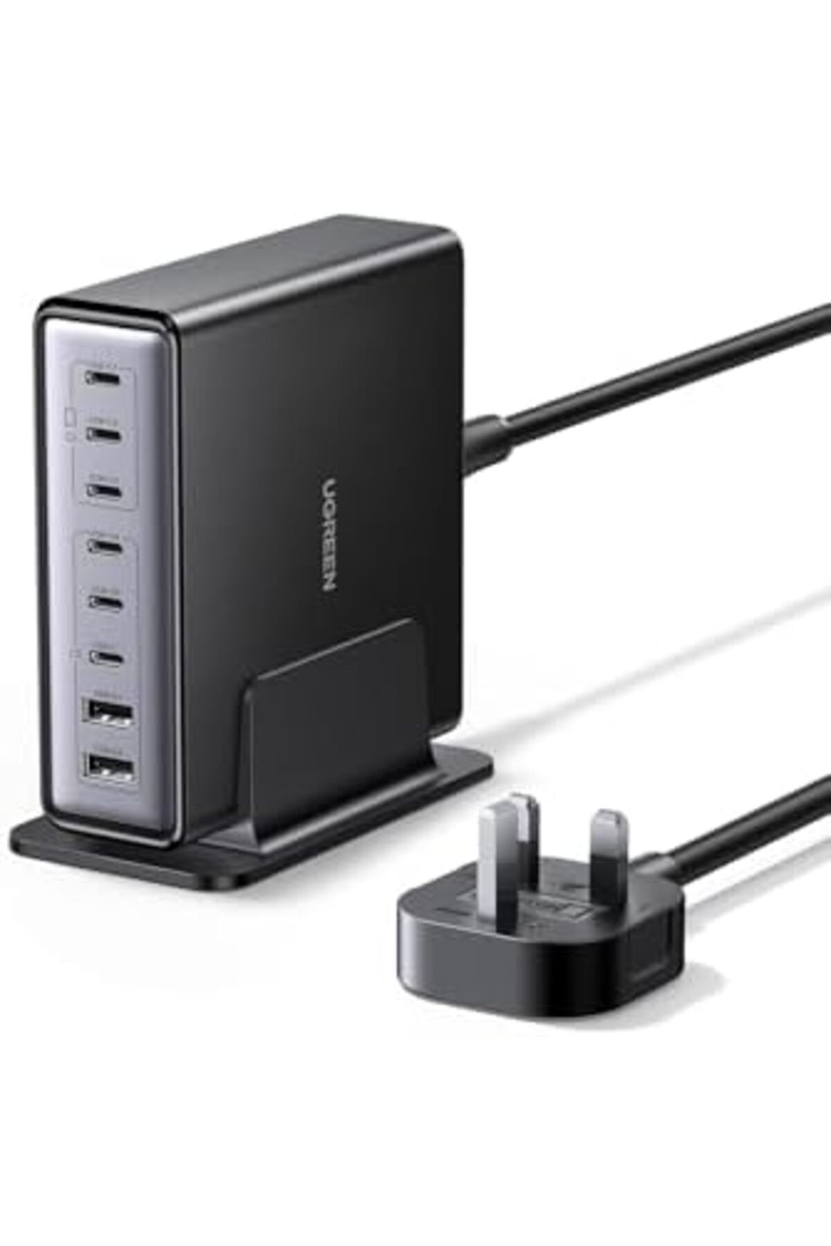 Ugreen-Nexode 200W 8-Ports USB C Charging Station, GaN Fast Charging Adapter with Multiple Protectio 2