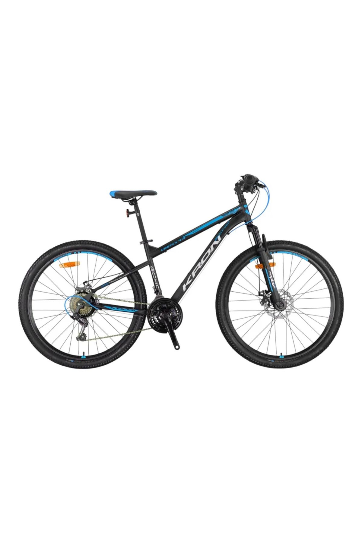 Kron VORTEX 4.0 - 26" MTB - 14' - 21 Vites - M.DISC - Mat Siyah-Gri/Mavi #KRN25-008