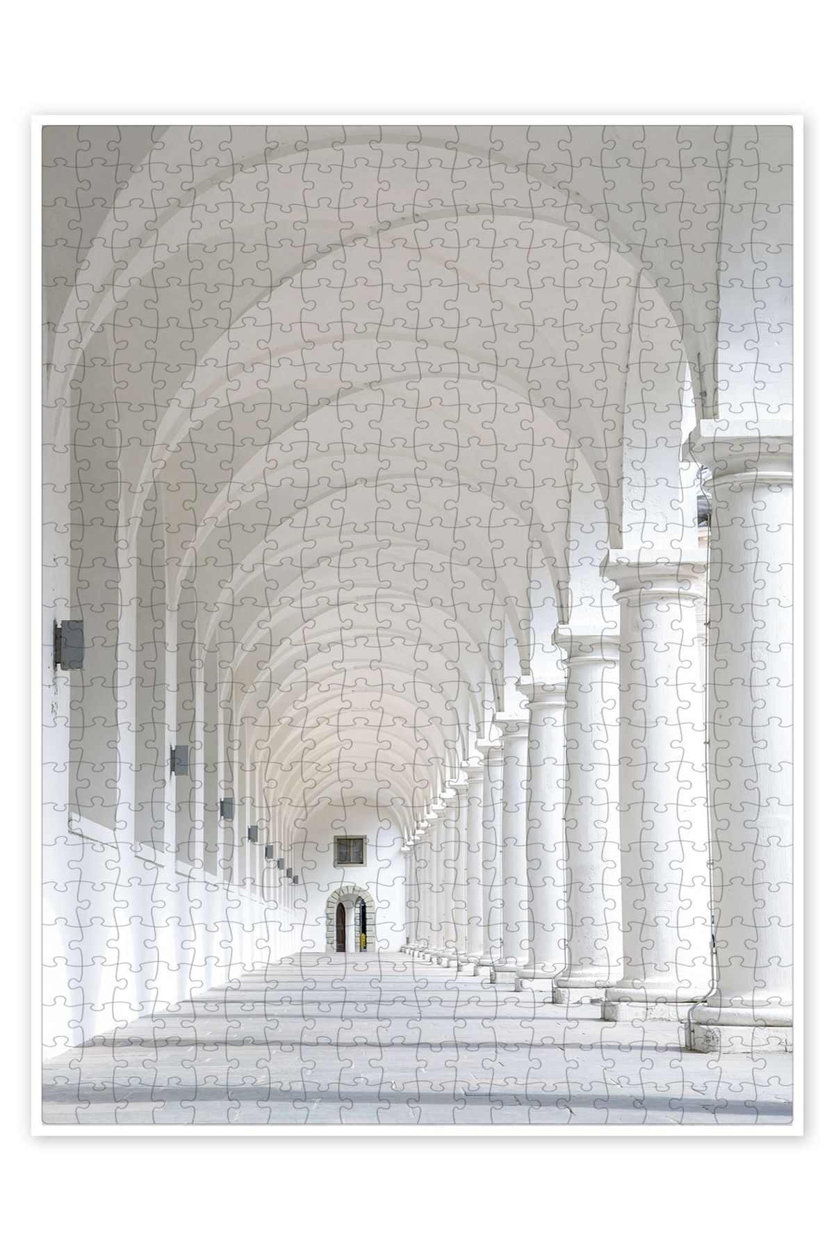 Jeronkarji Colonnade Stallhof Dresden 500 Parça Puzzle Yapboz Şehir Manzara Temalı Hobilik