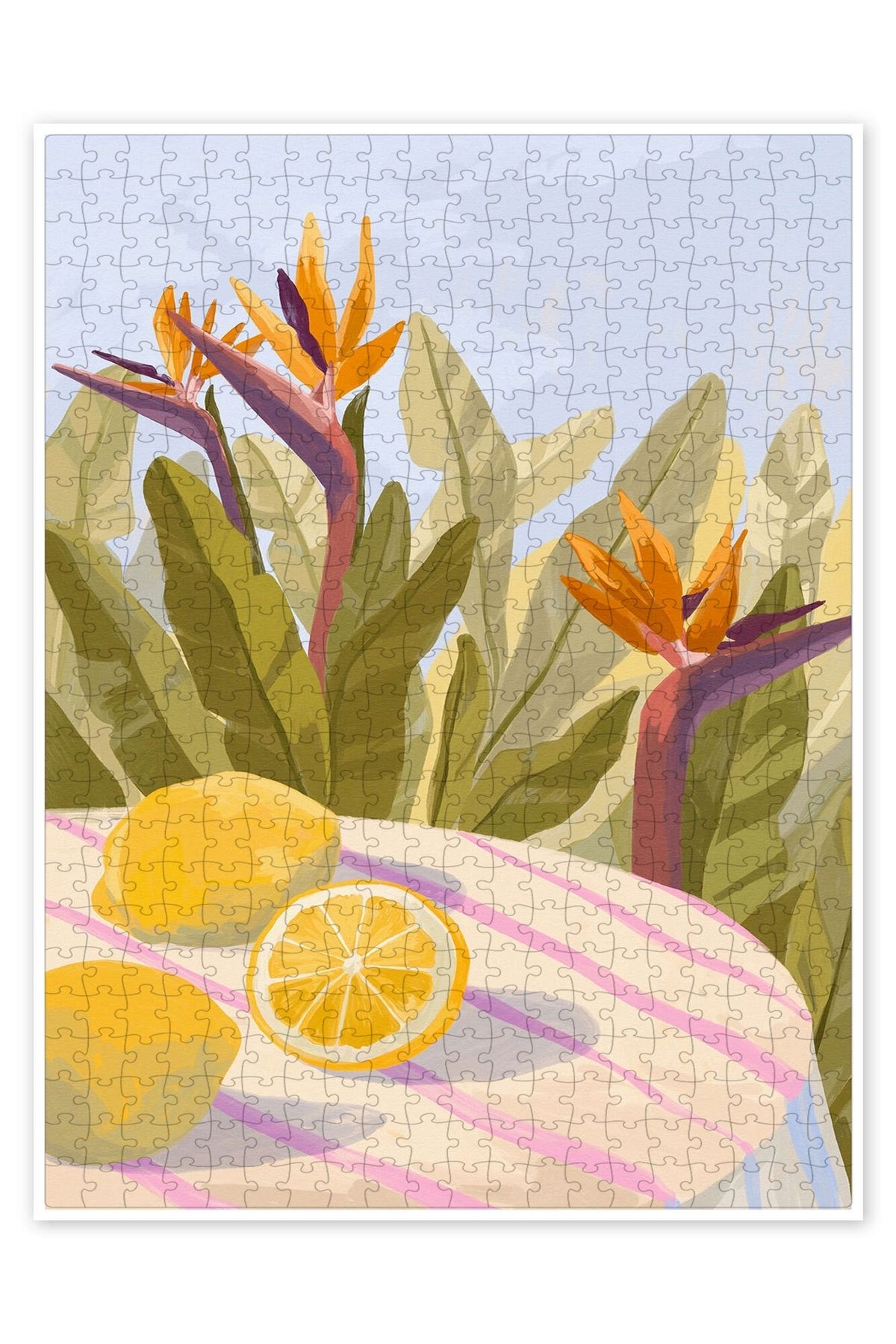Jeronkarji Limon Twist 500 Parça Puzzle Yapboz Mutfak Temalı Yetişkinler için