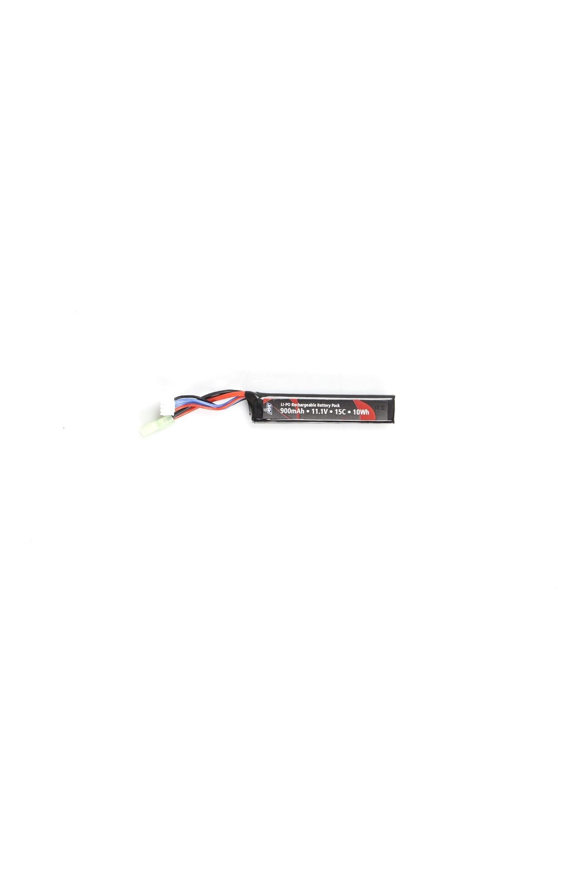 ASG 11.1V 900mah Airsoft LIPO SINGLE STICK (19014)