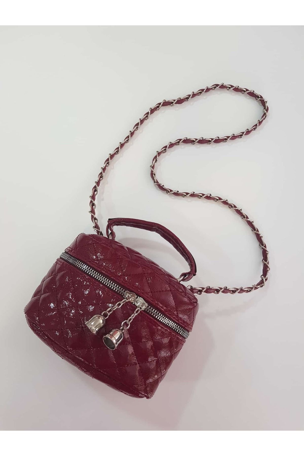 GÜLÇEM butik Kadın Mini Omuz Çantası Sote Bordo