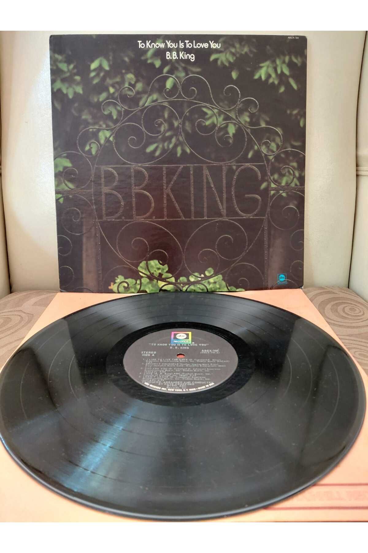 Plakperest B.B. King – To Know You Is To Love You - 1973 USA Basım LP Plak Albüm-2.el