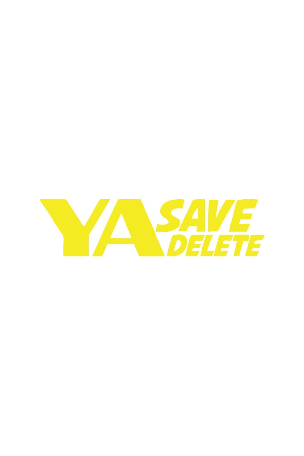 Reysa Tasarım Ya Save Ya Delete Araba Sticker 17x17 Cm Sarı