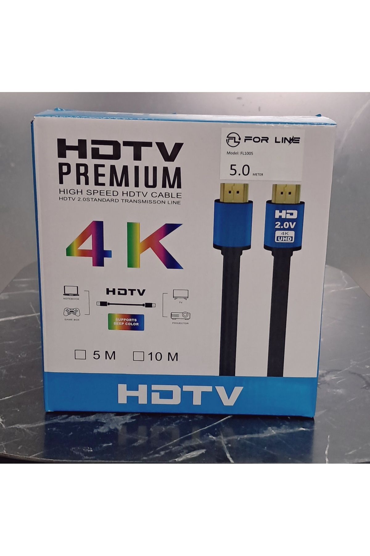 metroser HDTV premium 4k ultra hd 5 metre HDMI KABLO