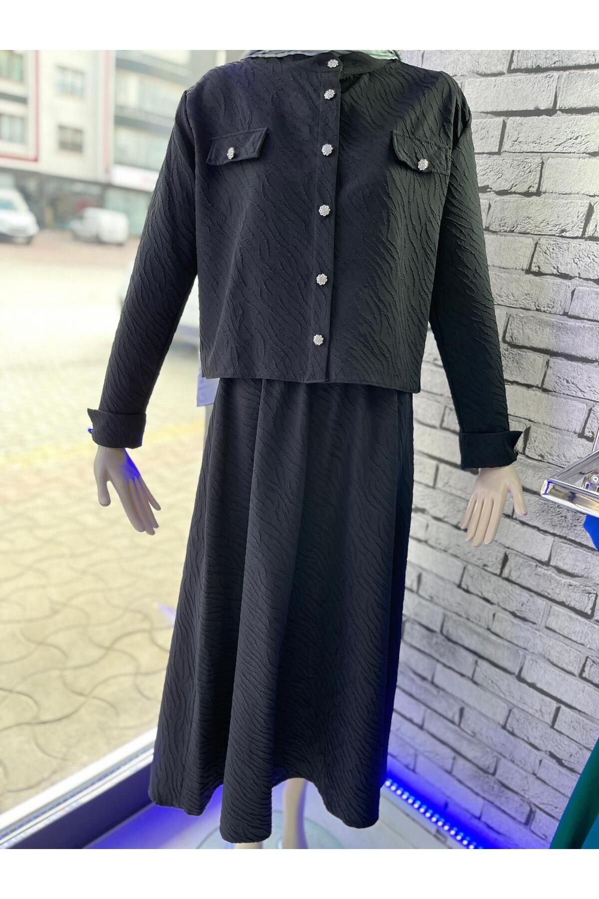 MODA VİSAL Lisse Etek - Gömlek İkili Takım