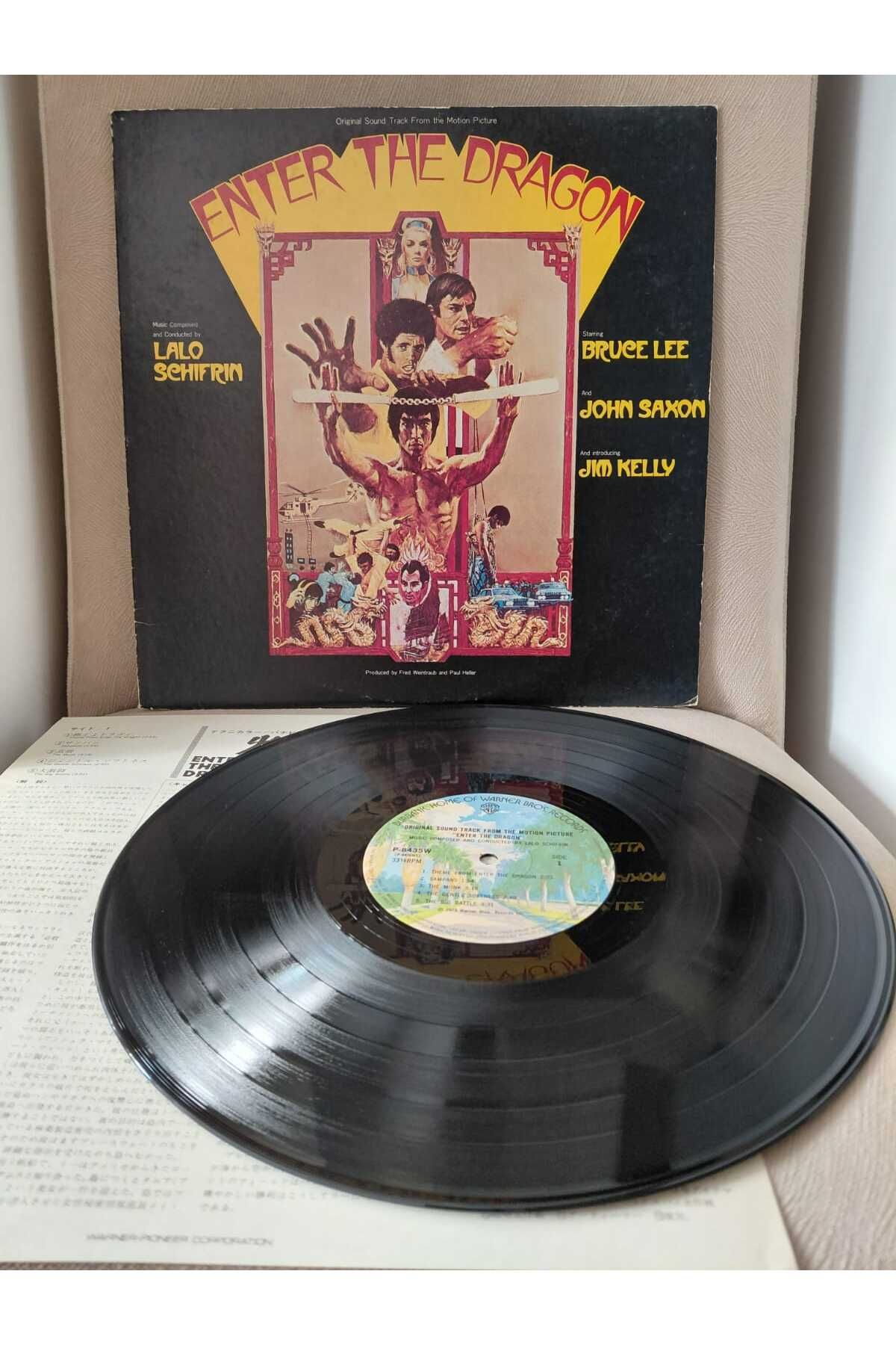 Plakperest LALO SCHIFRIN - Enter The Dragon / Ejderin 3 Fedaisi - 1974 Japonya Basım LP Albüm Plak-2.el