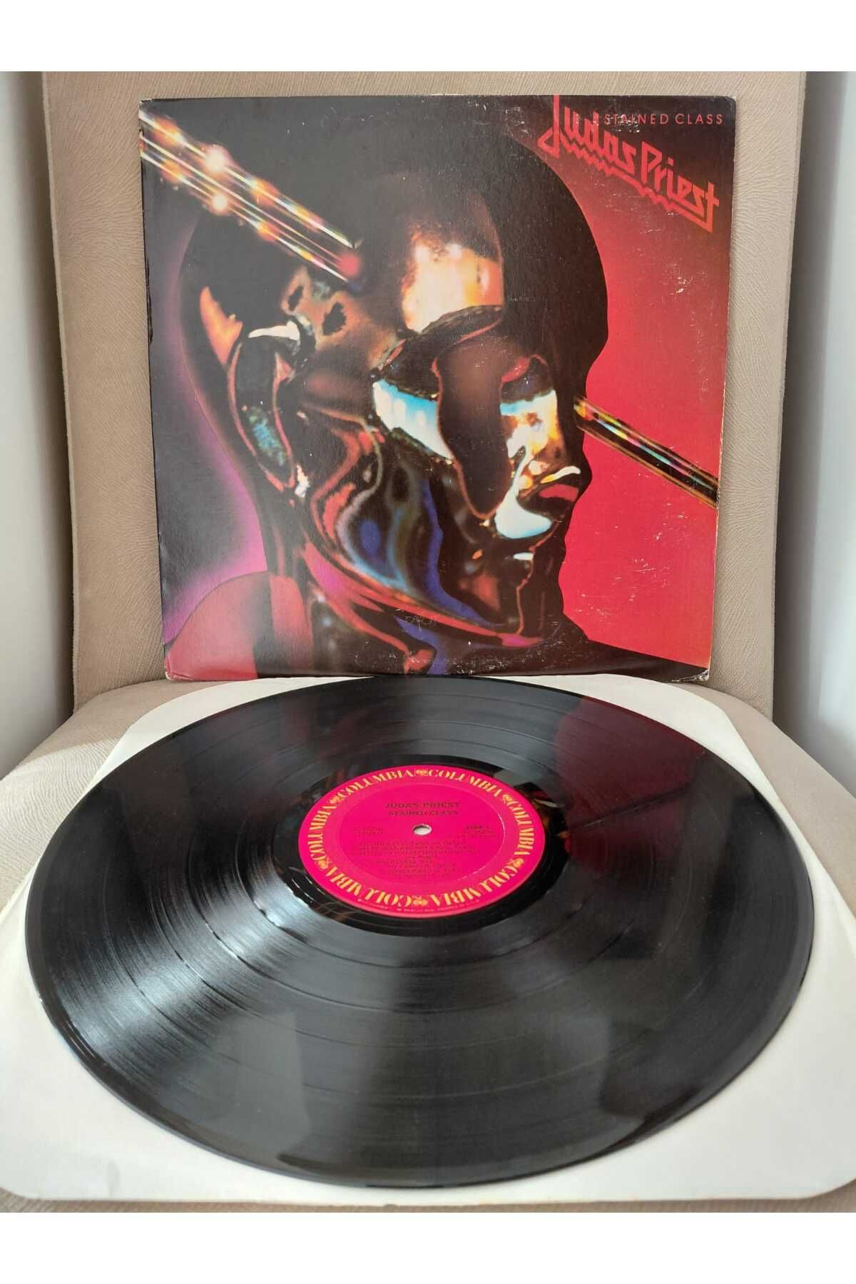 Plakperest JUDAS PRIEST - Stained Class - 1978 USA Basım 33lük LP Plak-2.EL