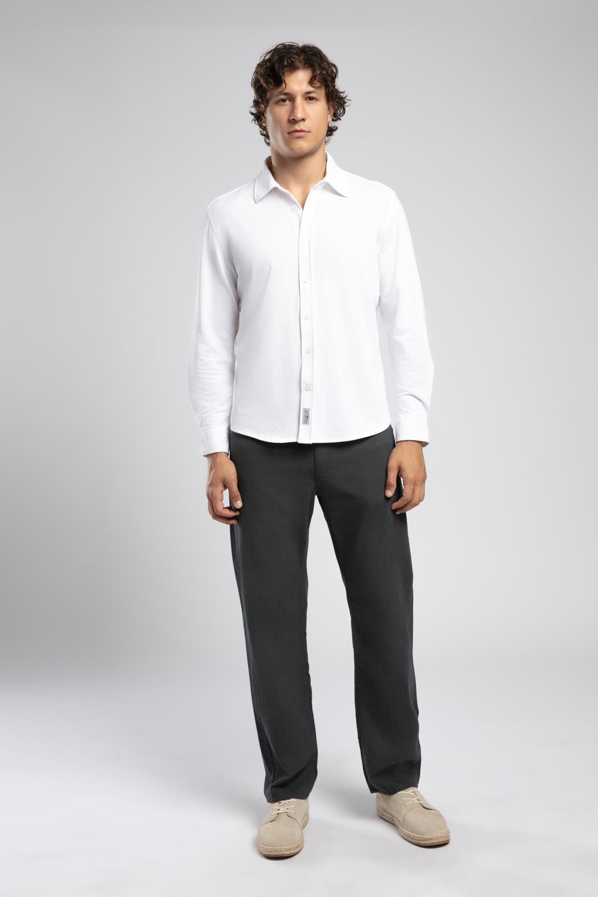 Lee Cooper Joles Erkek Uzun Kol Örme Gömlek
