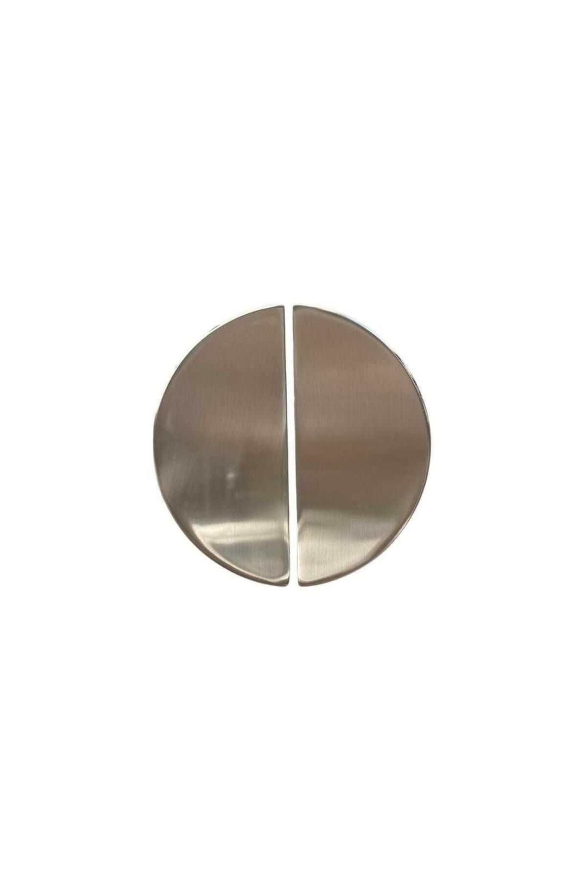 System Düğme Yarım Daire Mobilya Kulbu Saten Renk 32mm Kulp 1 Adet (SY4716 0032 NB)