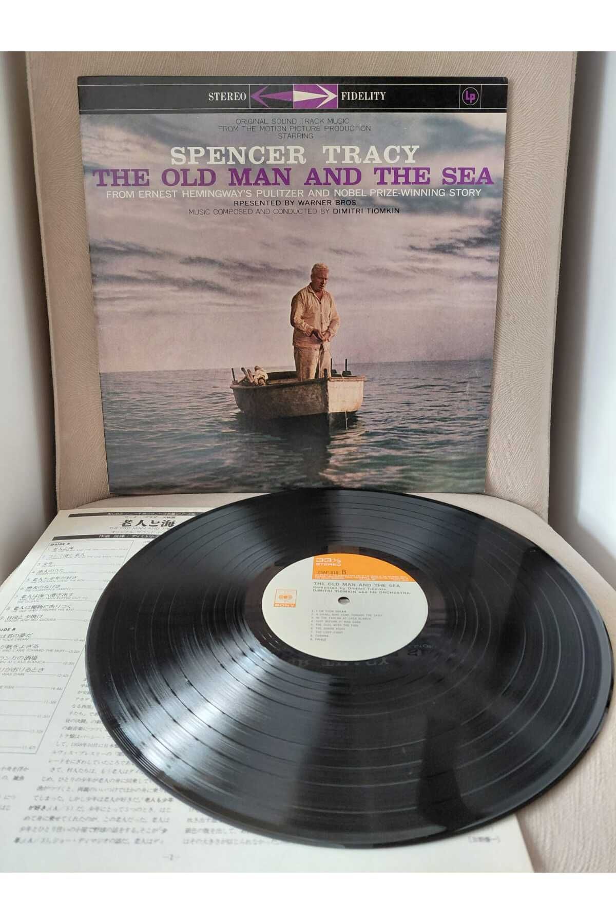 Plakperest Dimitri Tiomkin – The Old Man And The Sea (Soundtrack) - 1977 Japonya Basım Plak Albüm-2.El