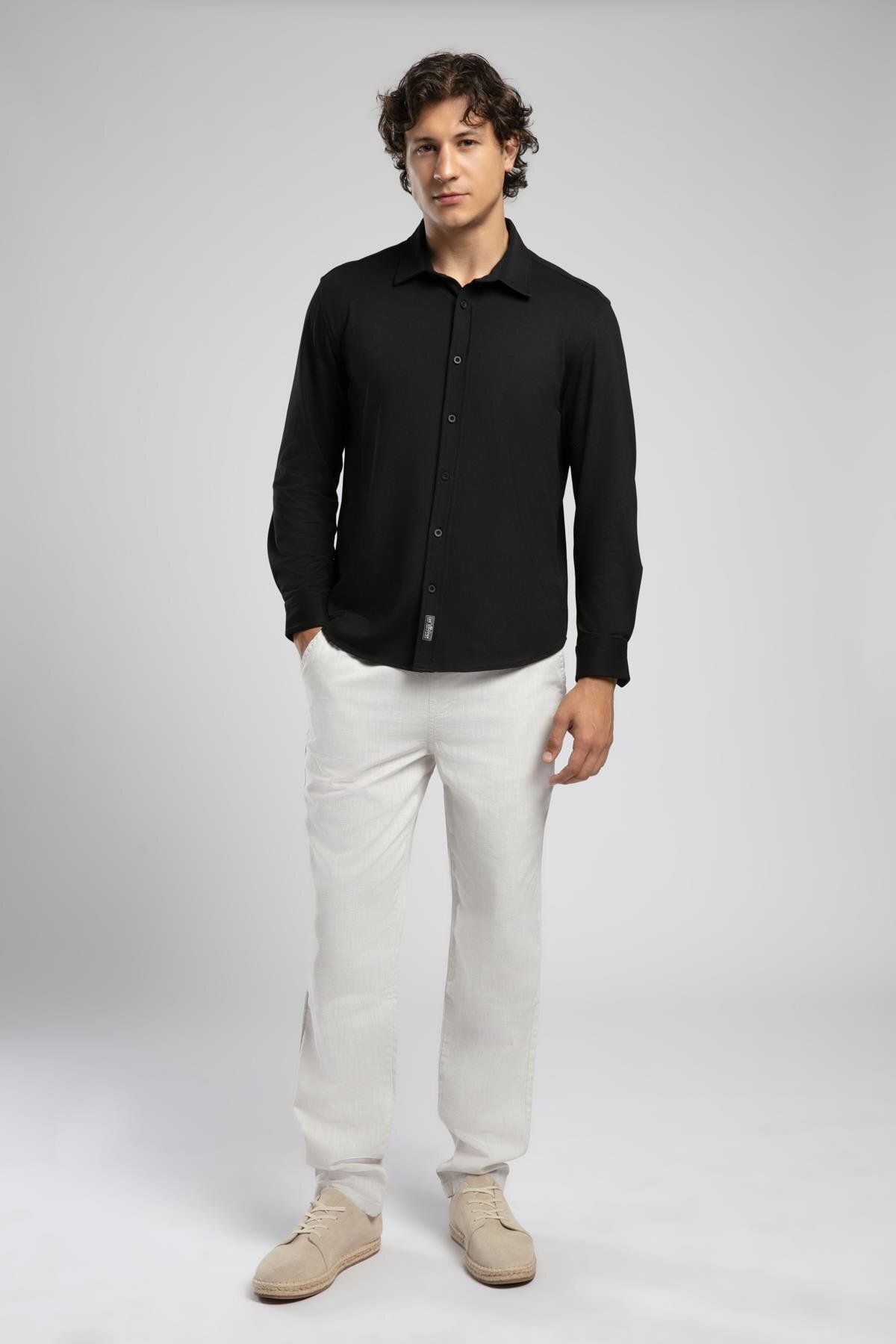 Lee Cooper Joles Erkek Uzun Kol Örme Gömlek