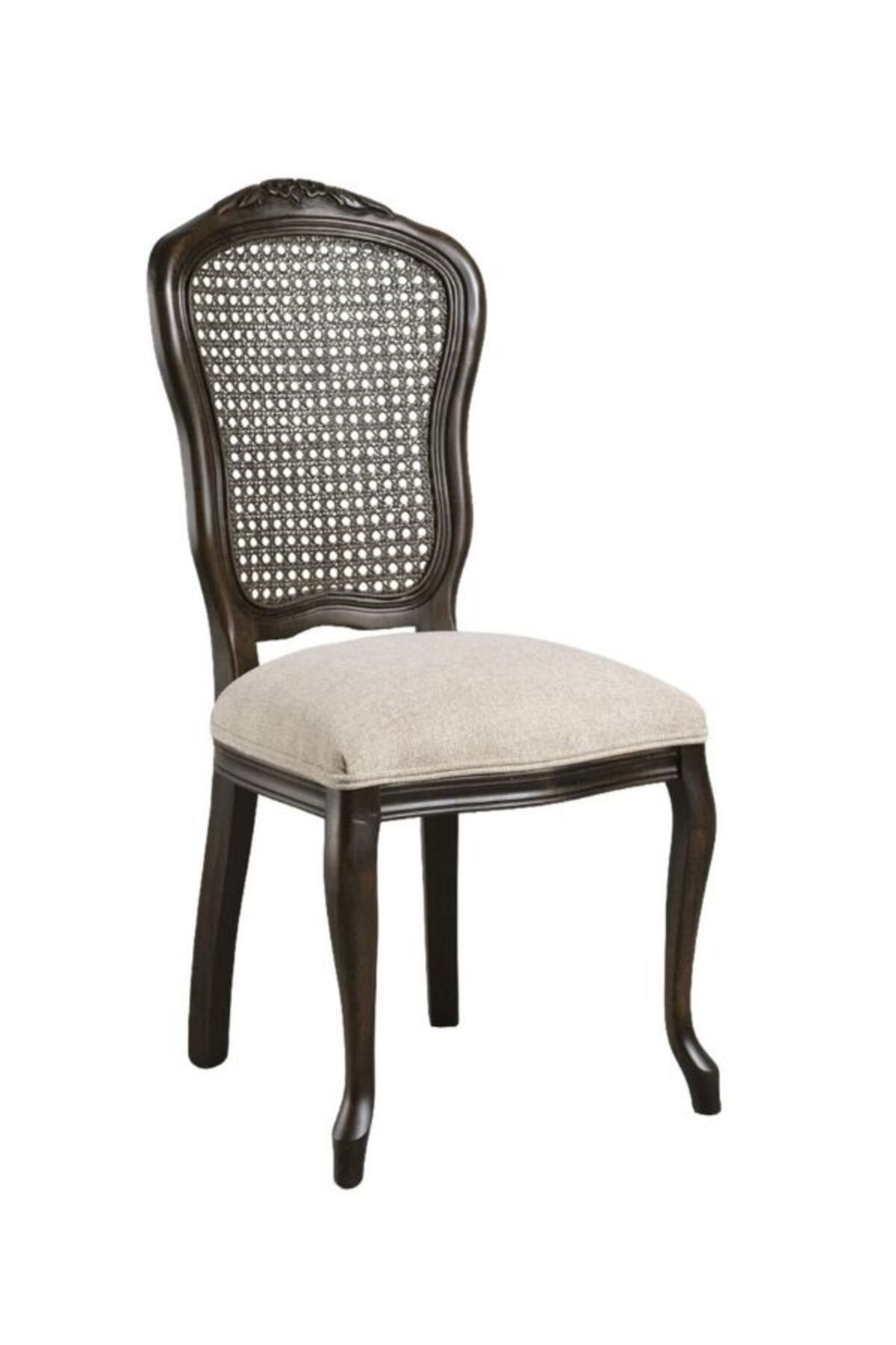 Gazzini Furniture Victoria Hazeranlı Ahşap Oymalı Country Sandalye