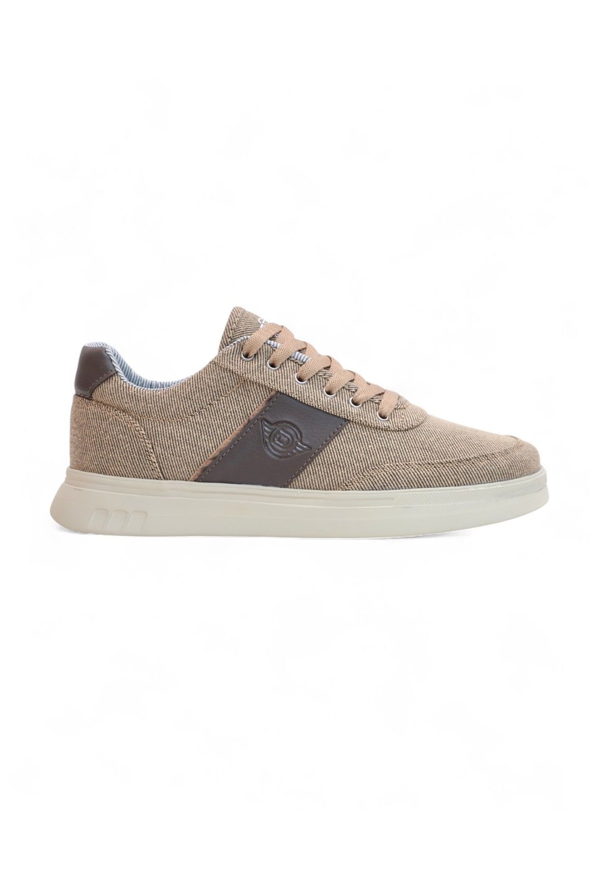 Konfores 2197-Dakırs Anatomik Tabanlı Erkek Keten Kumaşlı Sneakers Ayakkabı