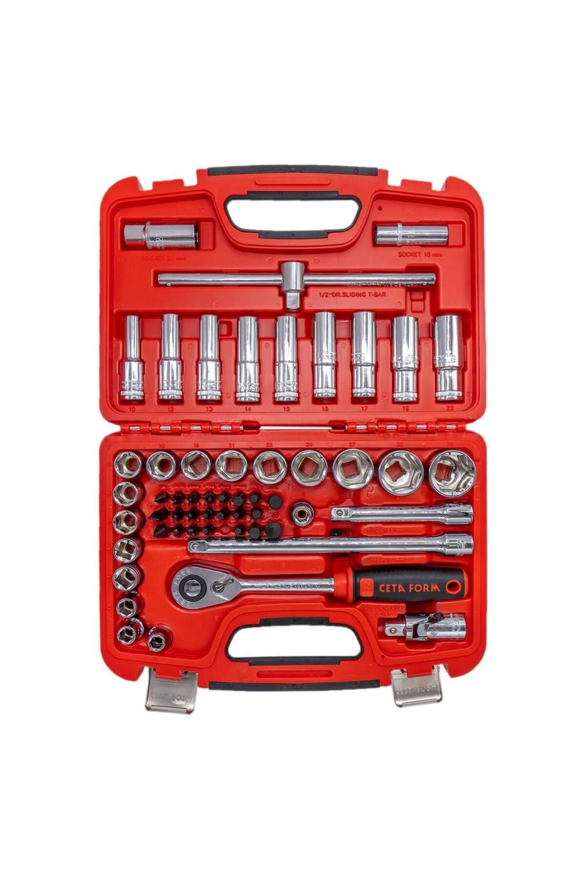 CETA FORM-C20-56Ph2 1/2" Six Corner Socket Wrench Set 56 Pieces 3