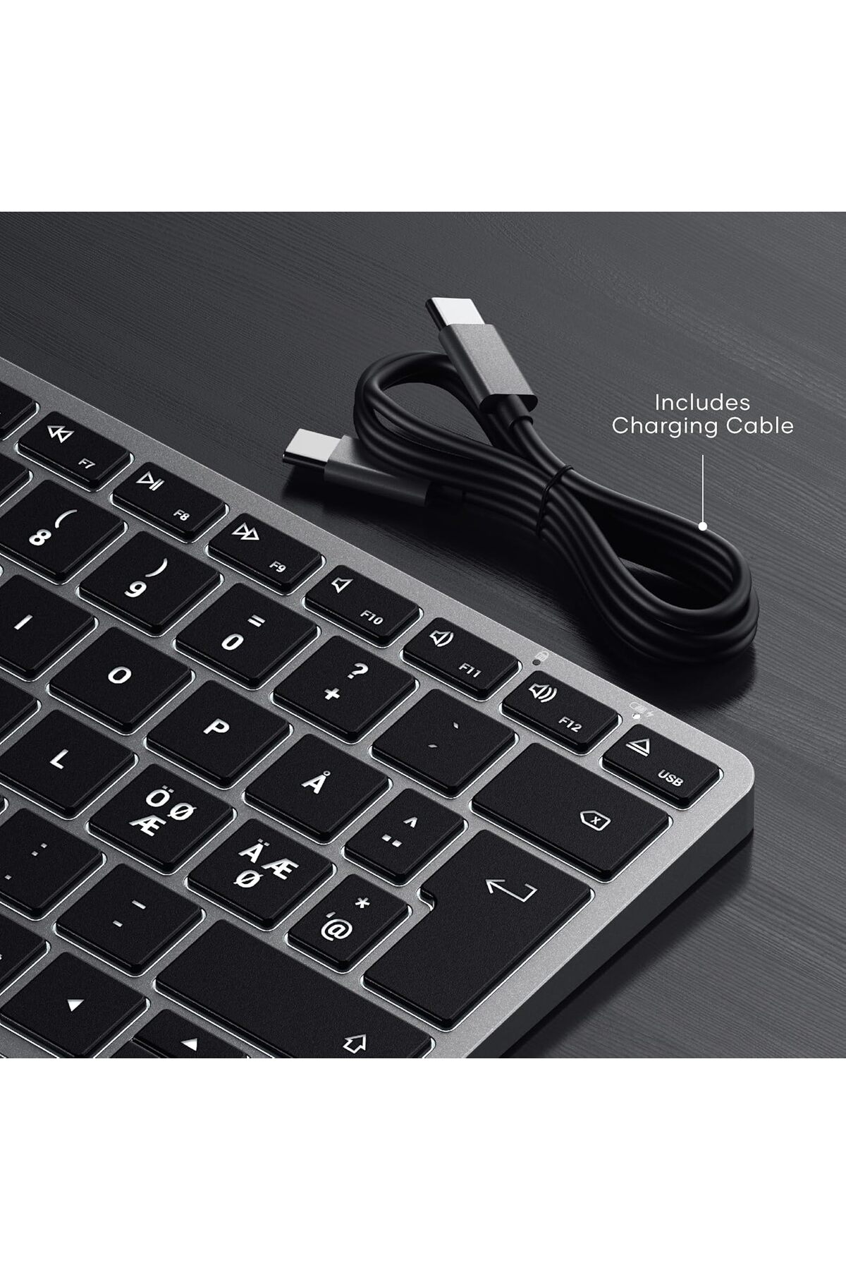 Satechi Slim X1 Bluetooth Backlit Keyboard – Illuminated Keys