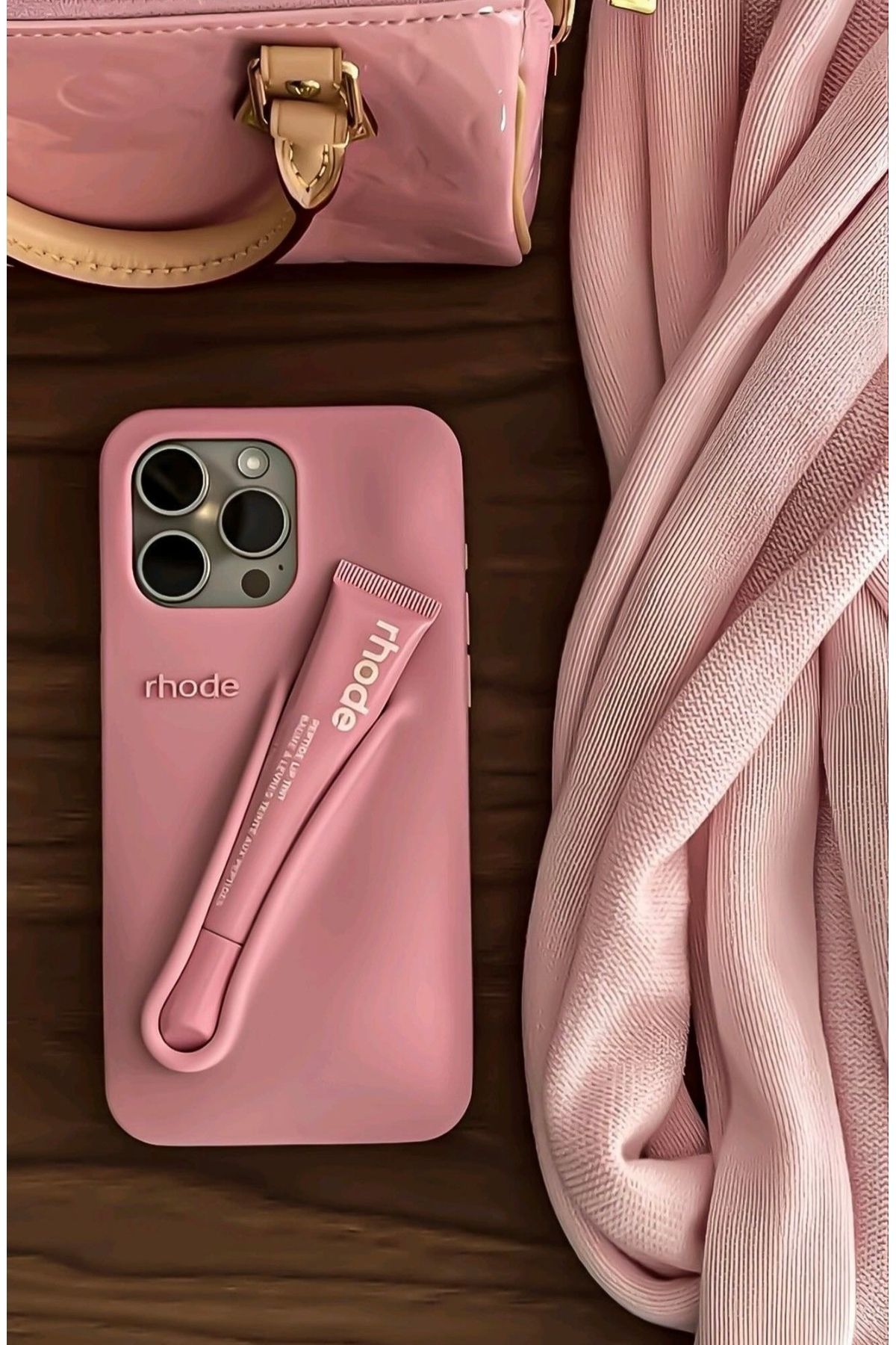 FİŞNEİLETİŞİM İPHONE 16 PROMAX UYUMLU RHODE KILIF (PİNK)