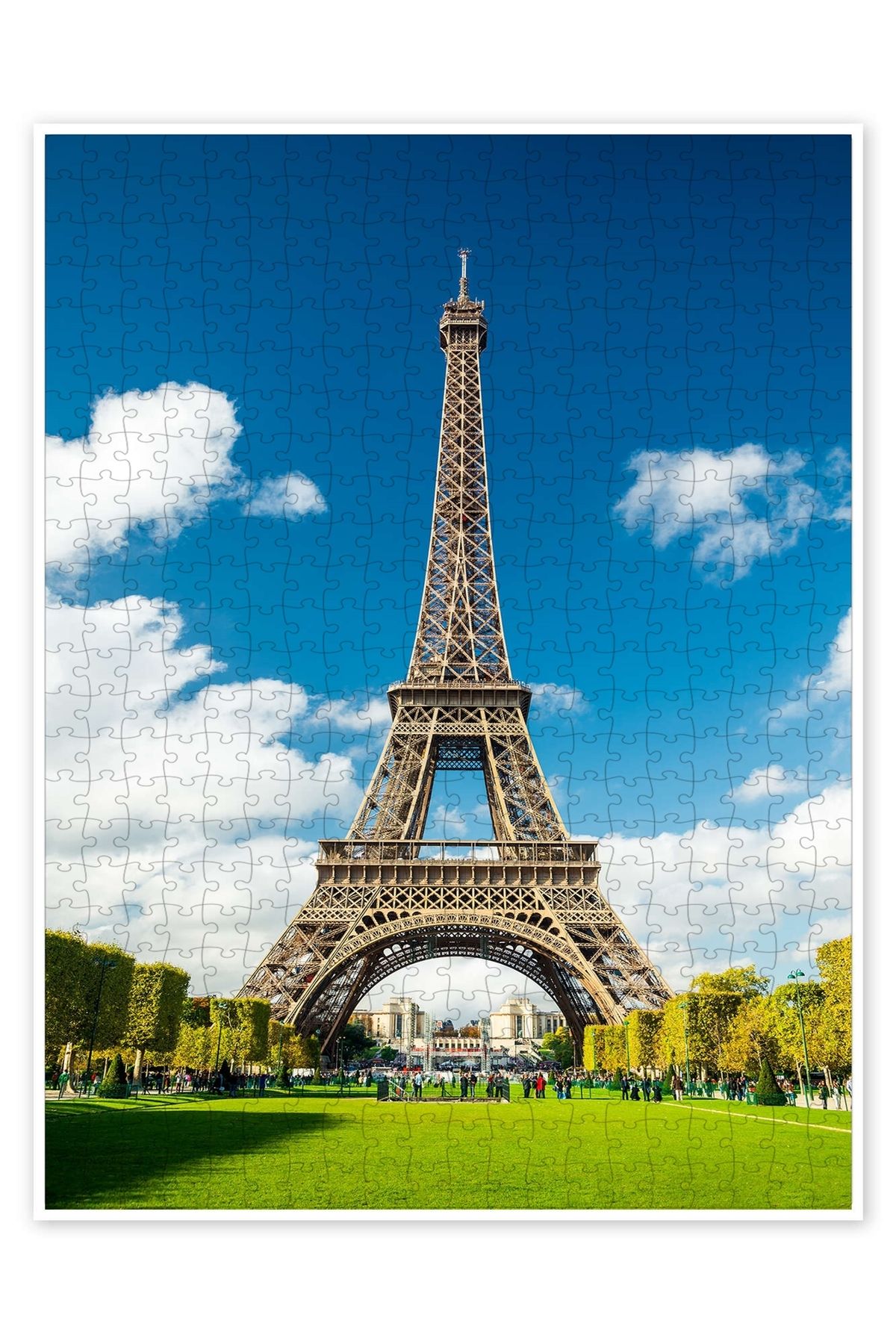 Jeronkarji La Tour Eiffel 500 Parça Puzzle Yapboz Şehir Manzara Temalı Hobilik
