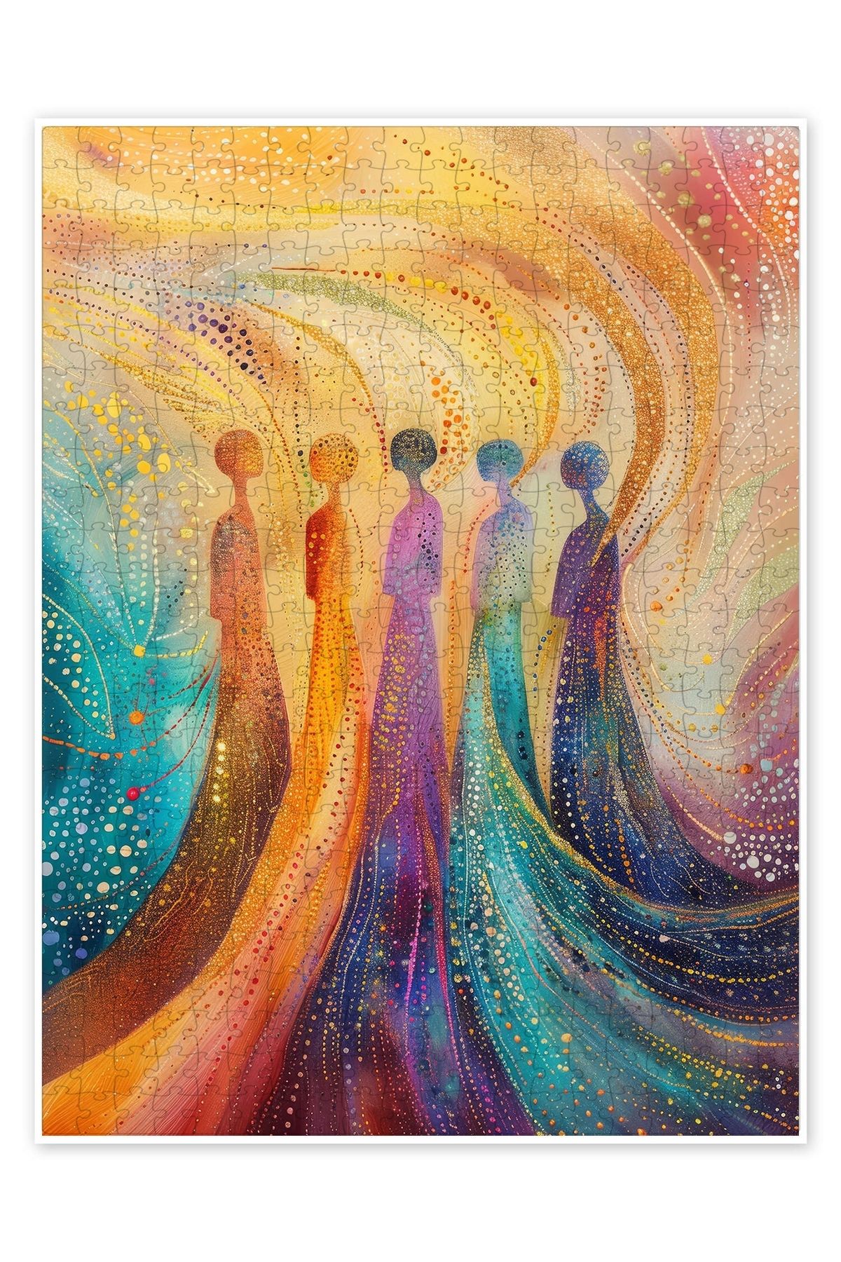 Jeronkarji Ethereal Guides 500 Parça Puzzle Yapboz Bohem Soyut Sanat Temalı