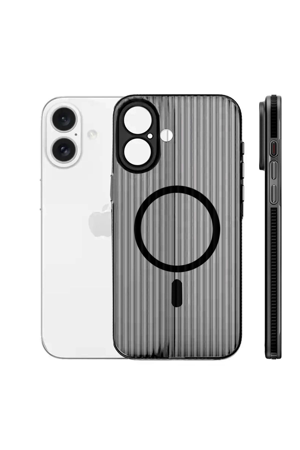 CepteToptan Joko iPhone 16 Line Magsafe Kapak - Siyah
