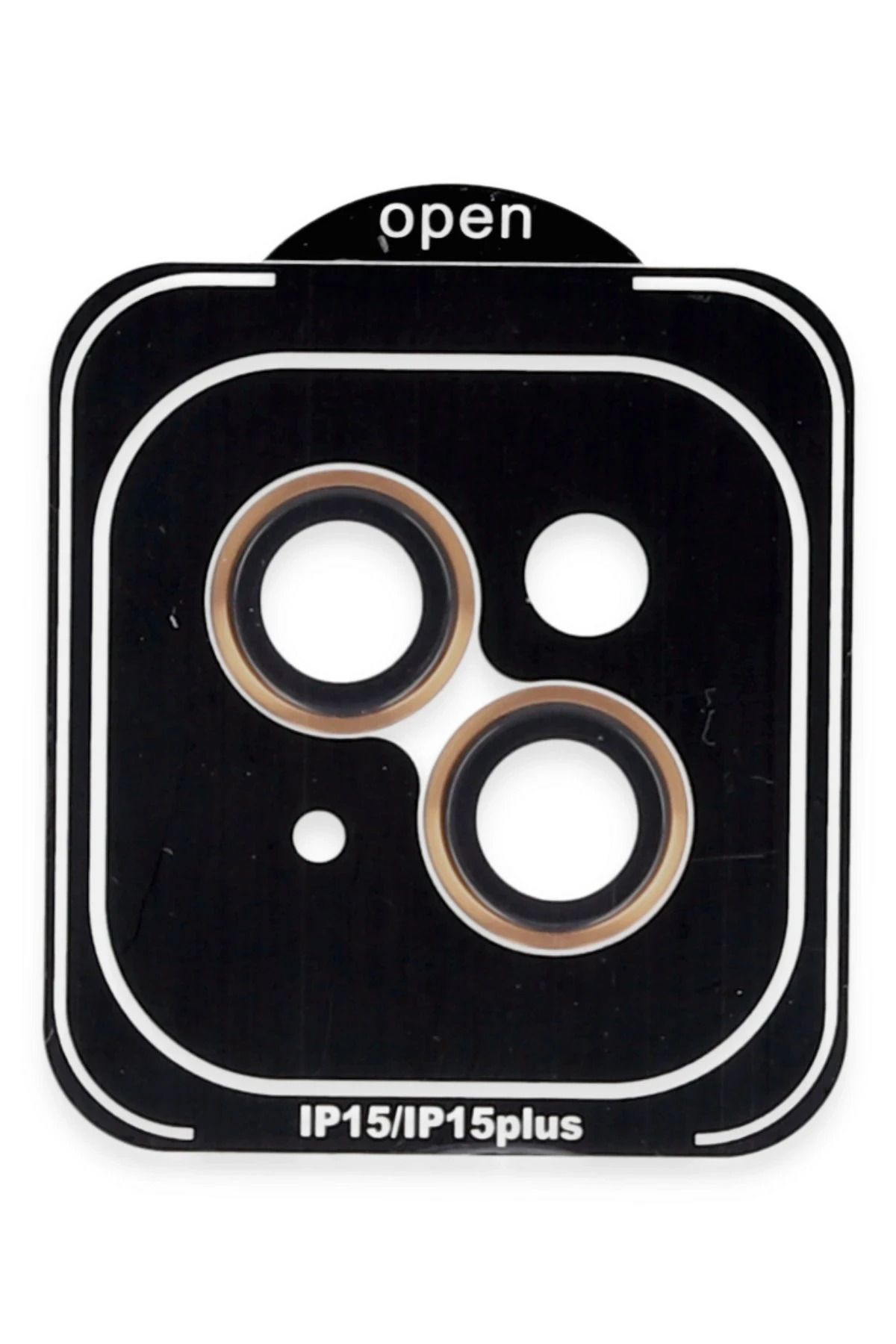 CepteToptan Joko iPhone 14 PVD Metal Kamera Lens - Turuncu