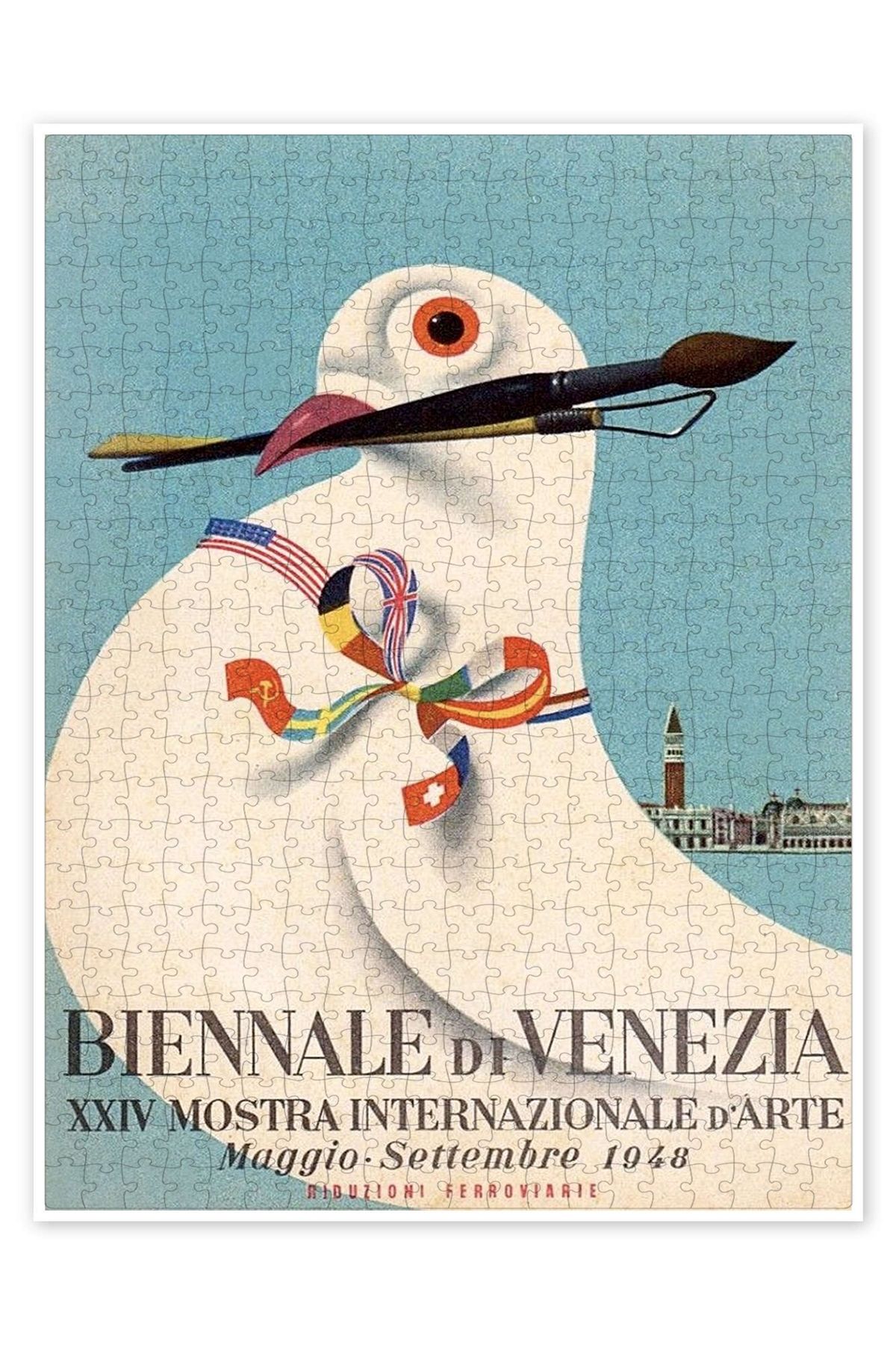 Jeronkarji Venezia Bienali 500 Parça Puzzle Yapboz Şehir Manzara Temalı Hobilik
