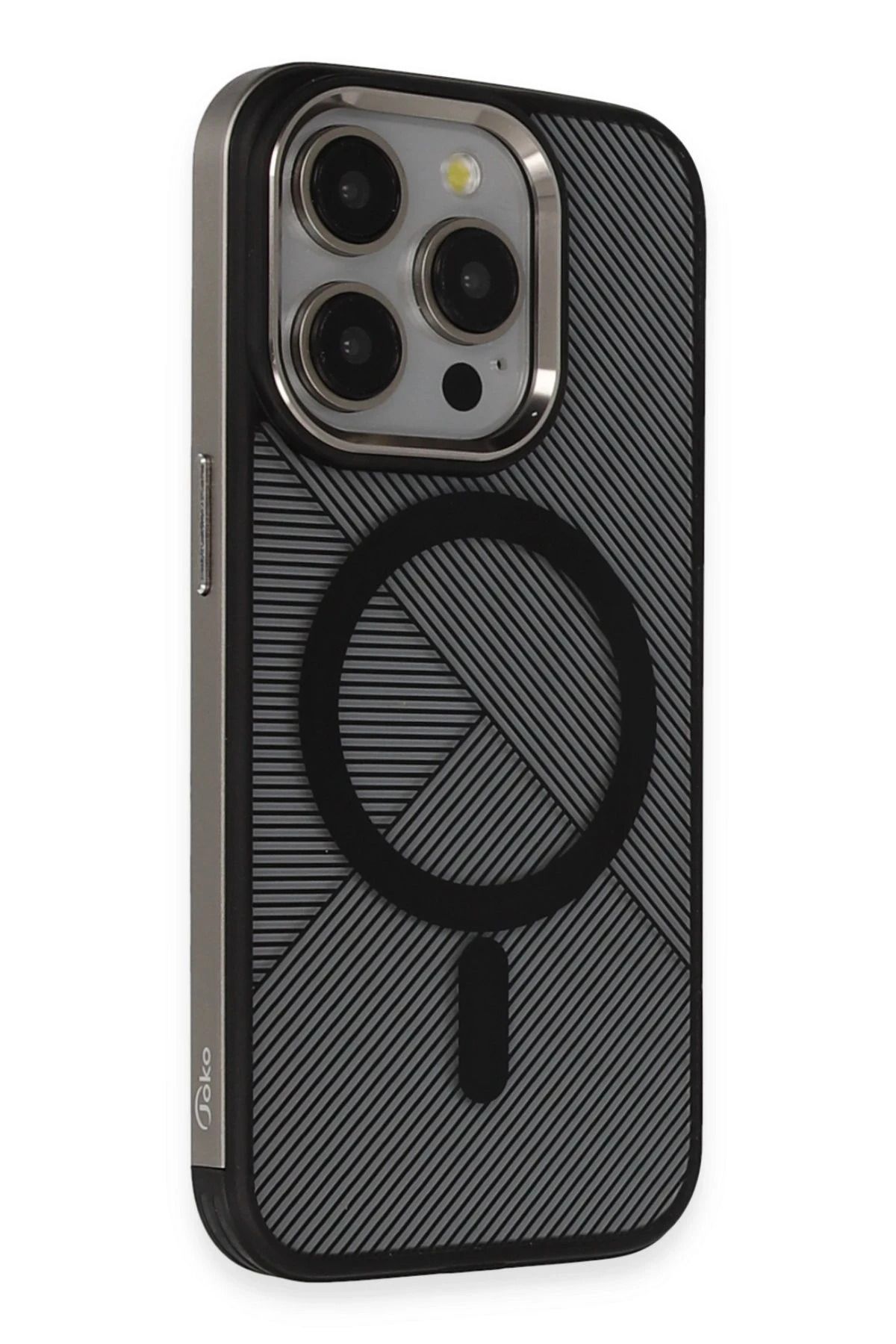 CepteToptan Joko iPhone 14 Pro Max Vito Magsafe Kapak - Titan Gri