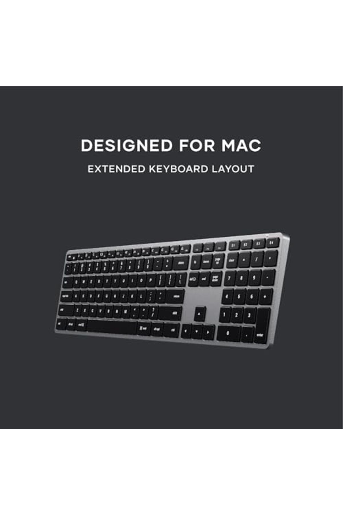 Satechi-Slim X3 Bluetooth Backlit Keyboard With Numeric Keypad – Illuminated Keys & Multi-Device S 6