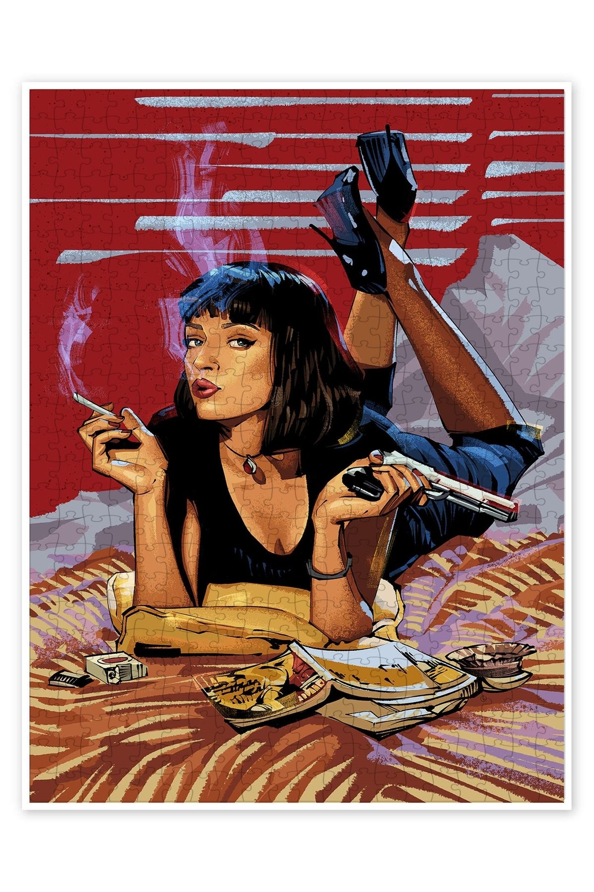 Jeronkarji Pulp Fiction 500 Parça Puzzle Yapboz Klasik Film Temalı