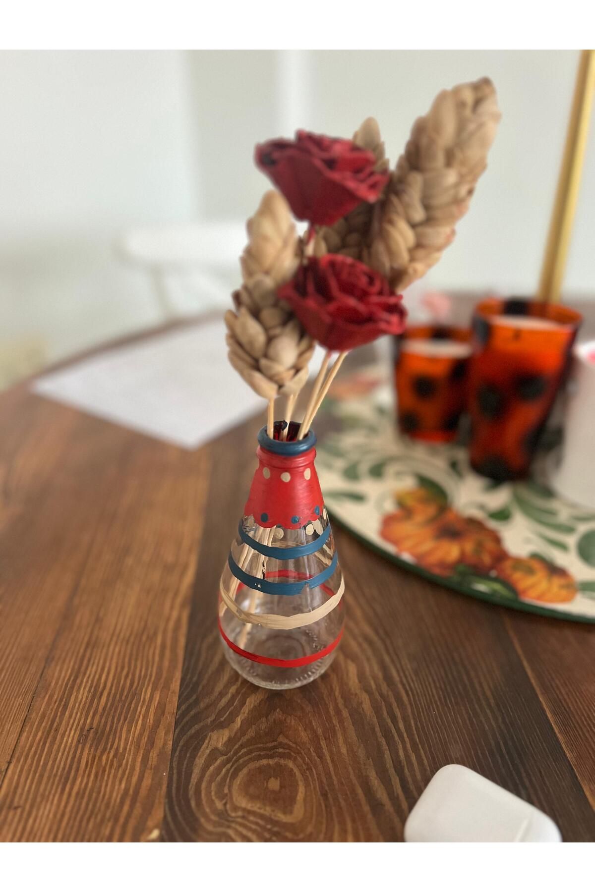 Home Red Rose And Wheat