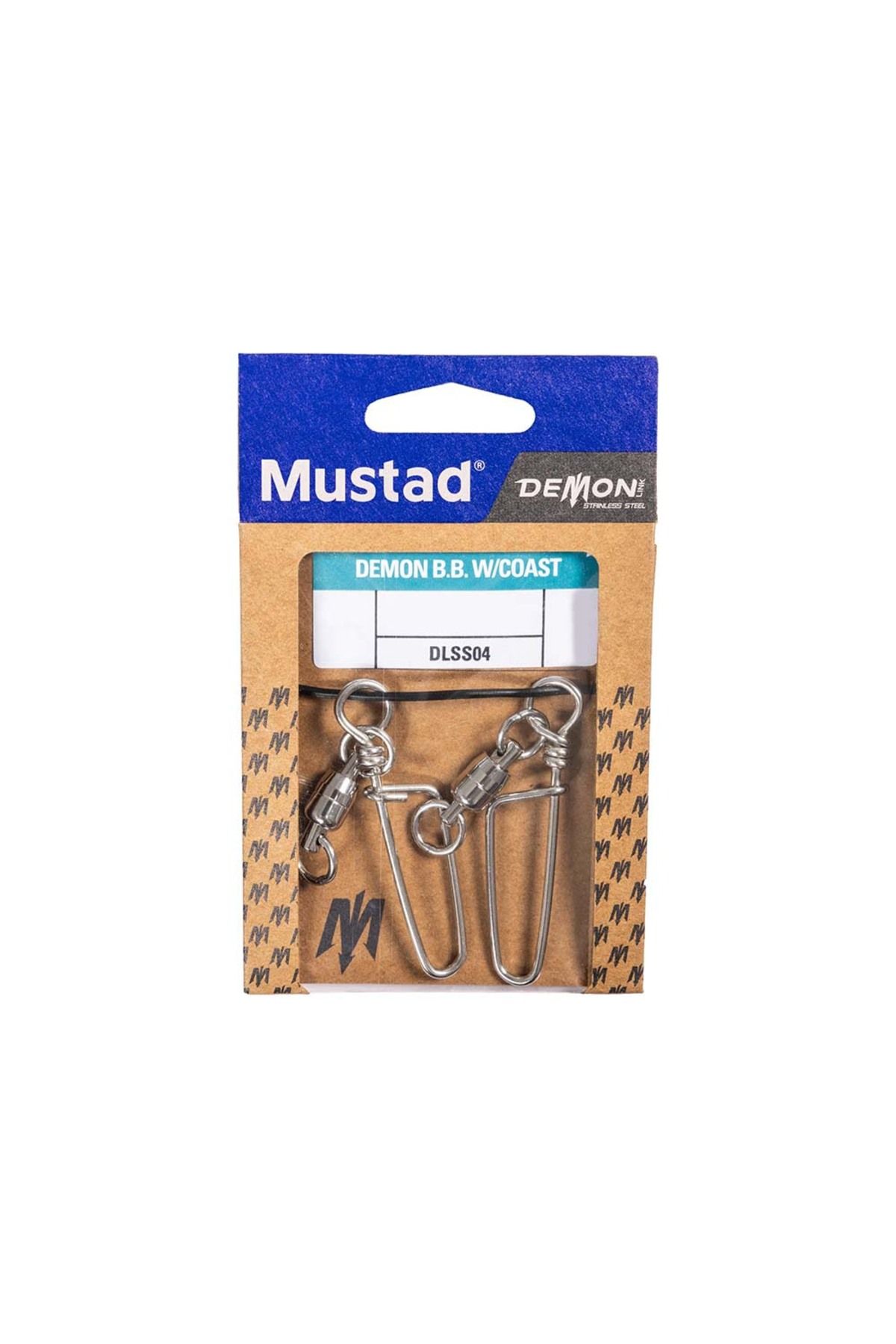 Mustad Demon Bilyalı Klipsli Fırdöndü DLSS004 NO:6 - 2Lİ