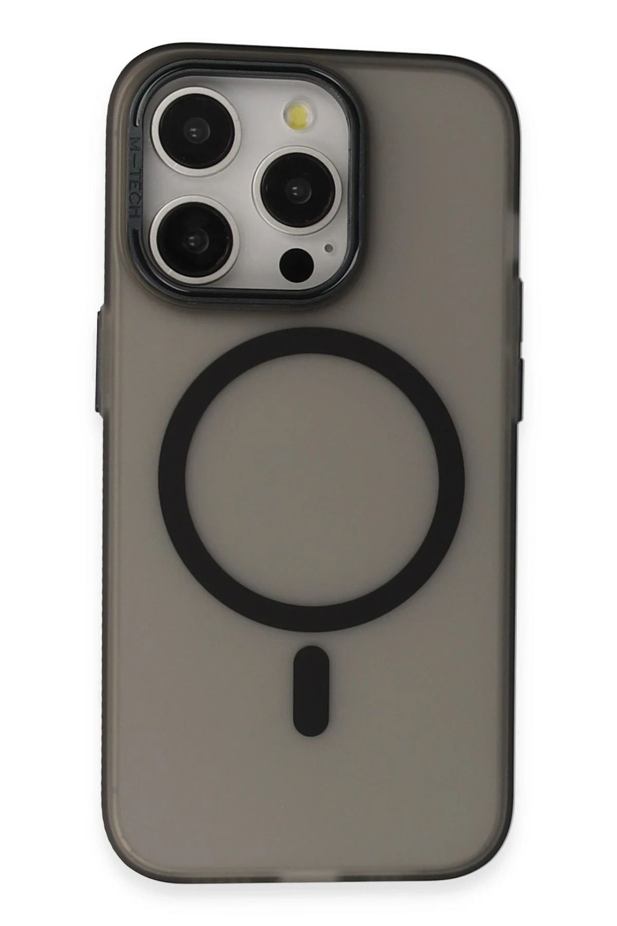 CepteToptan Joko iPhone 15 Pro Frost Standlı Magsafe Kapak - Siyah