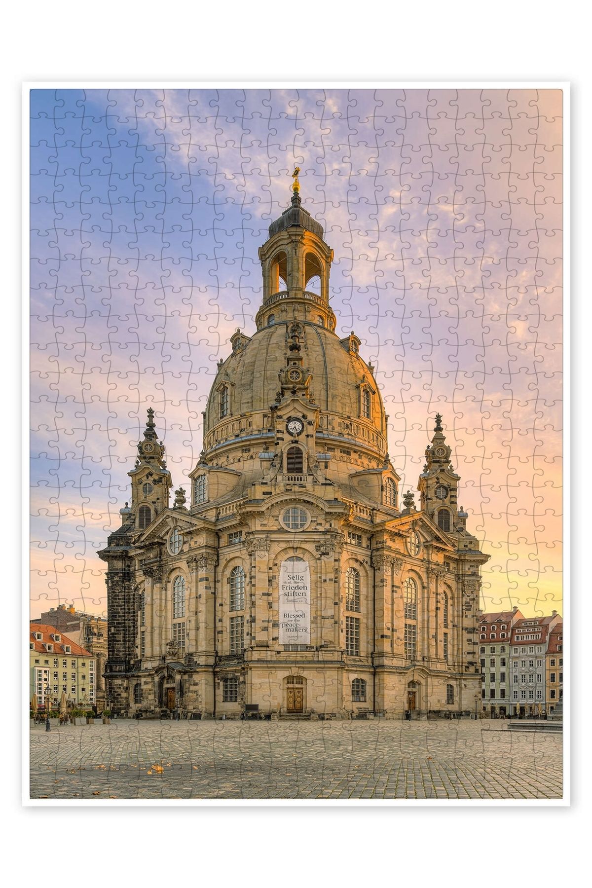 Jeronkarji Dresden Frauenkirche 500 Parça Puzzle Yapboz Şehir Manzara Temalı Hobilik