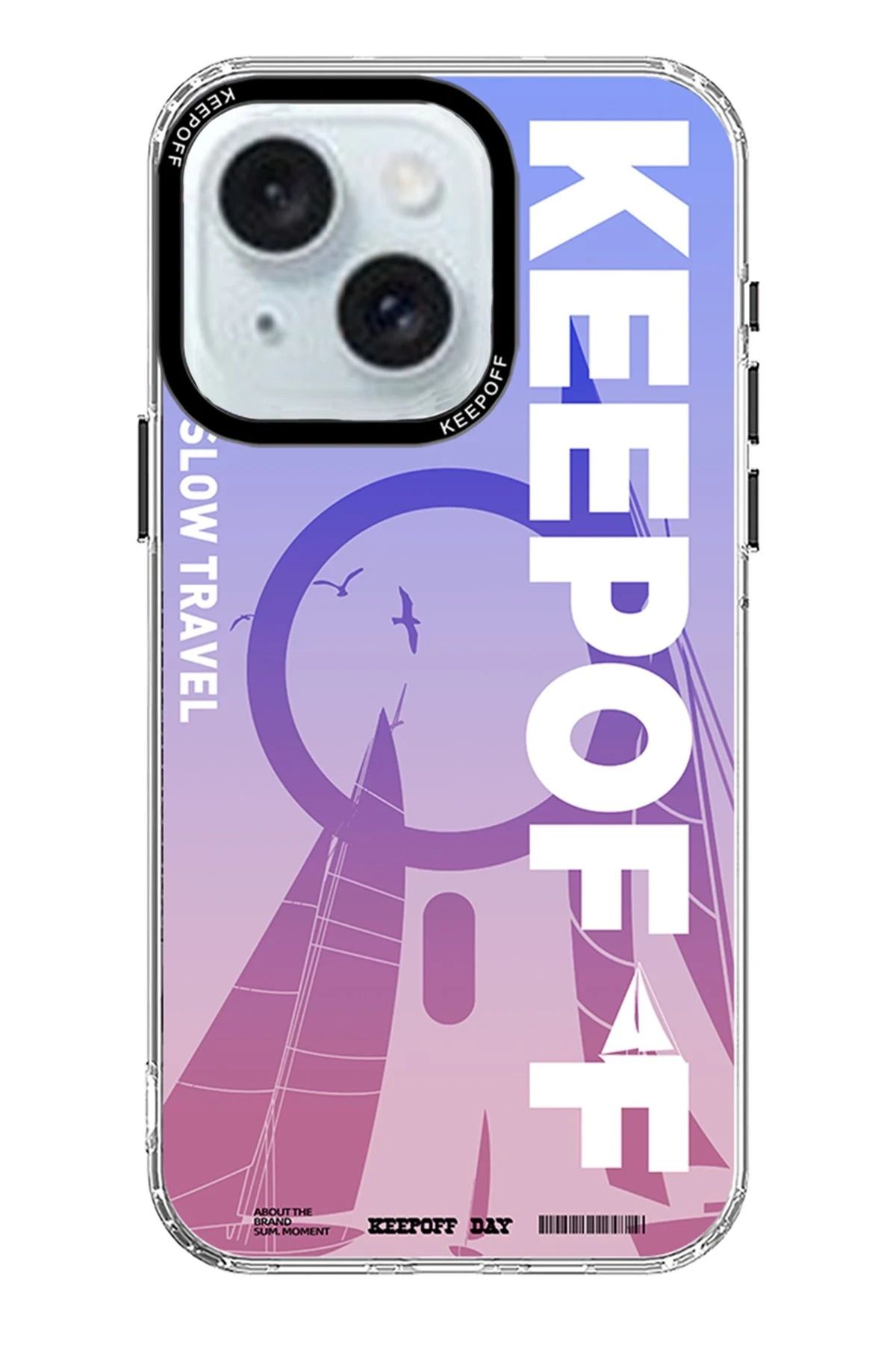 CepteToptan iPhone 15 Summer Travel Magsafe Kapak - Quiet Wandering