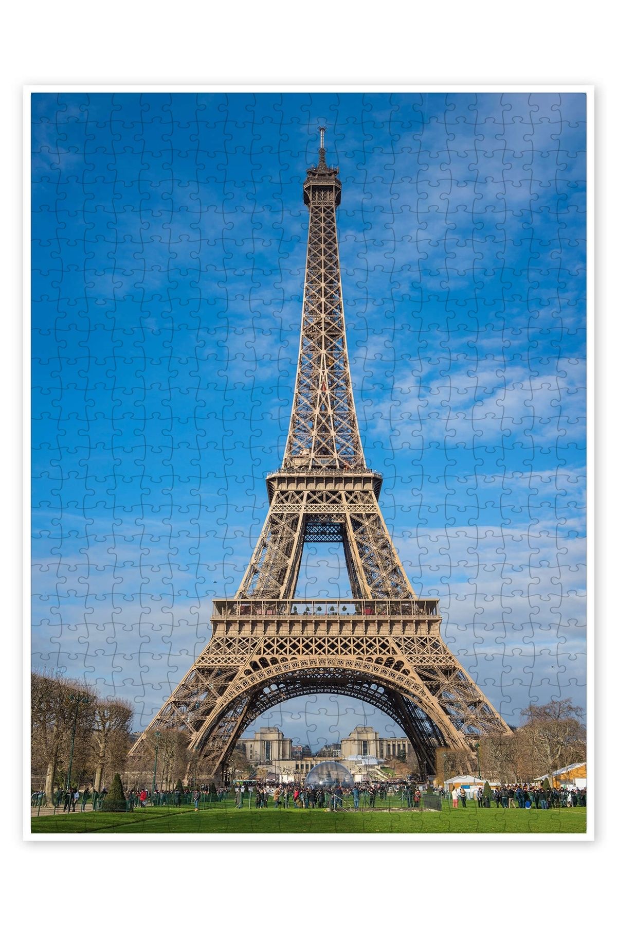 Jeronkarji Eyfel Kulesi, Paris 500 Parça Puzzle Yapboz Şehir Manzara Temalı Hobilik