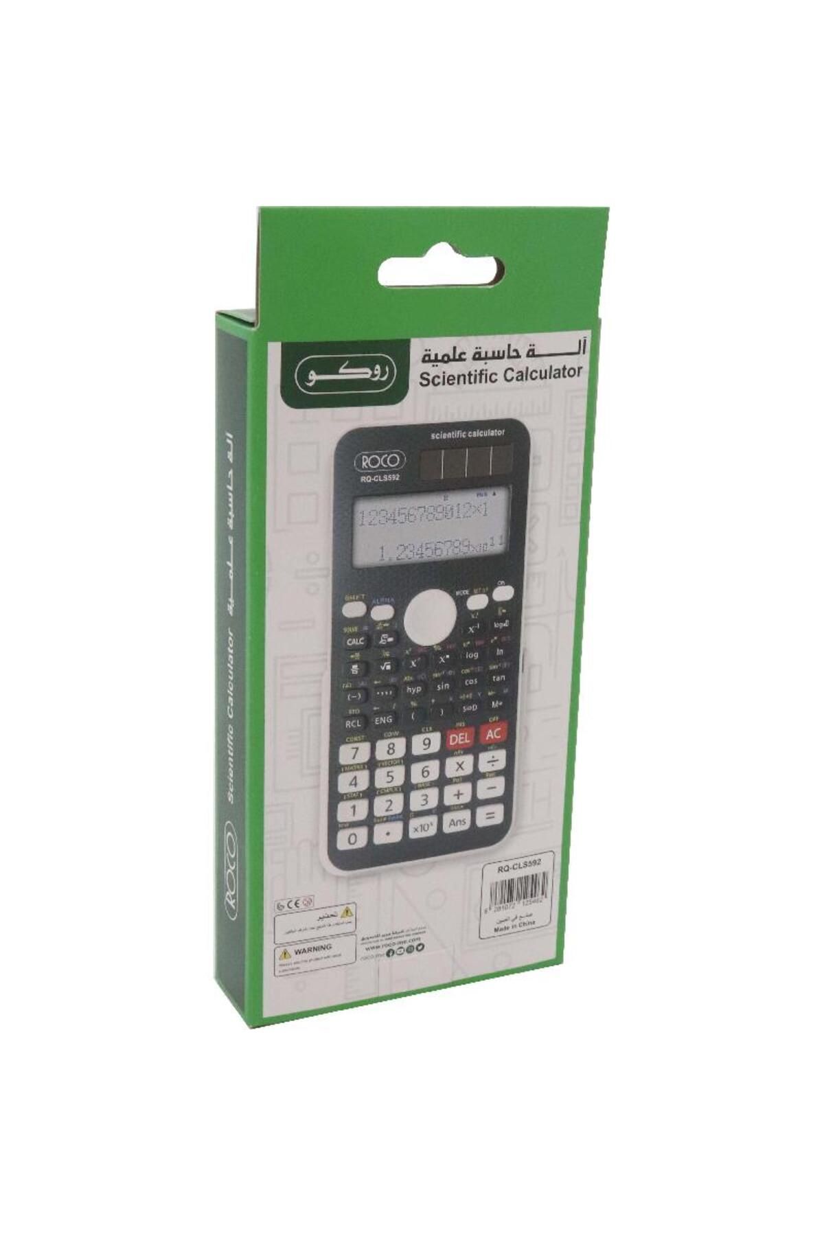 Roco-CLS592 Scientific Calculator – 12-Digit, Full Dot Matrix, White 5