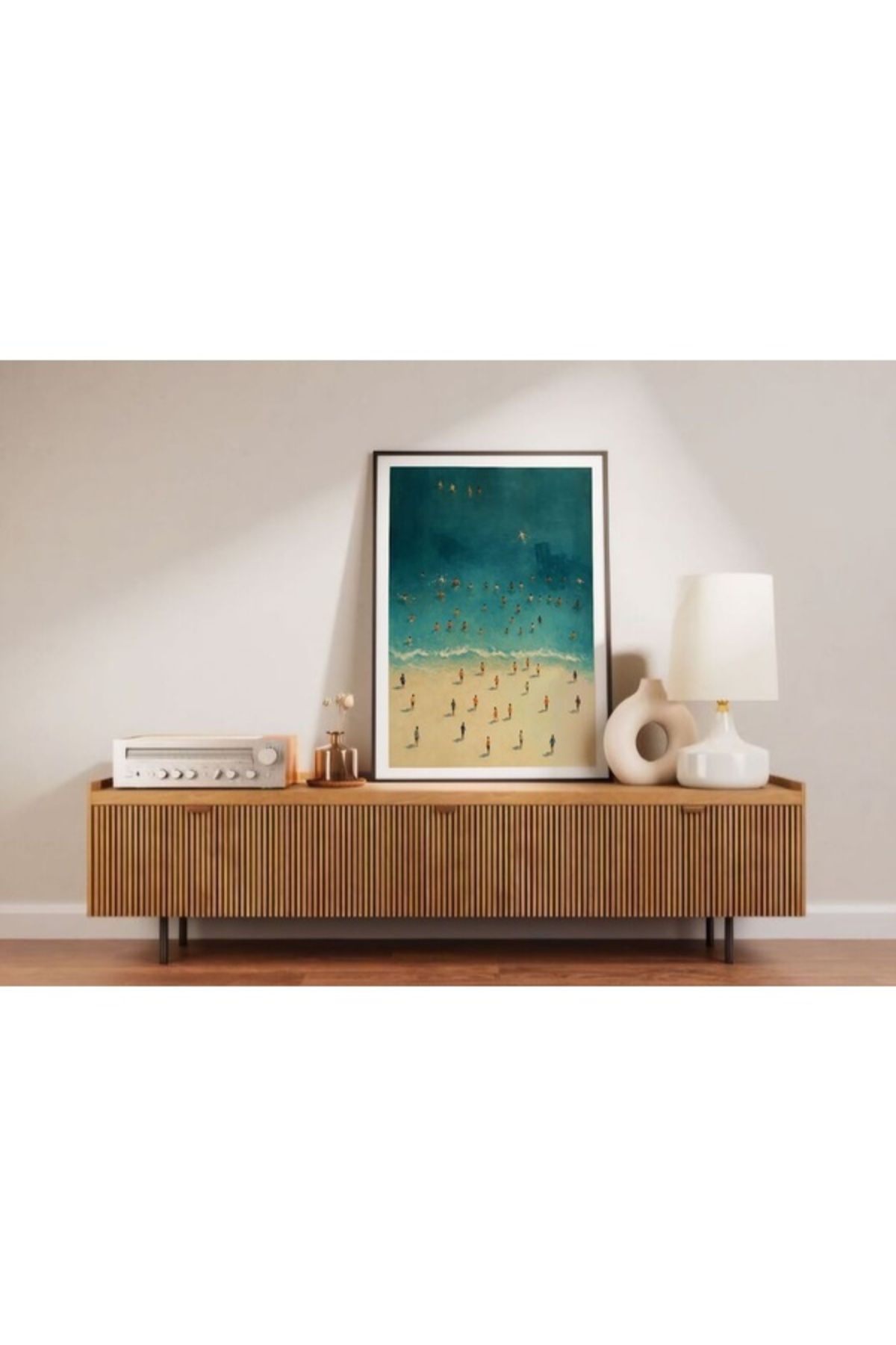 molisdesignco Summer Beach Poster, Çerçevesiz Poster