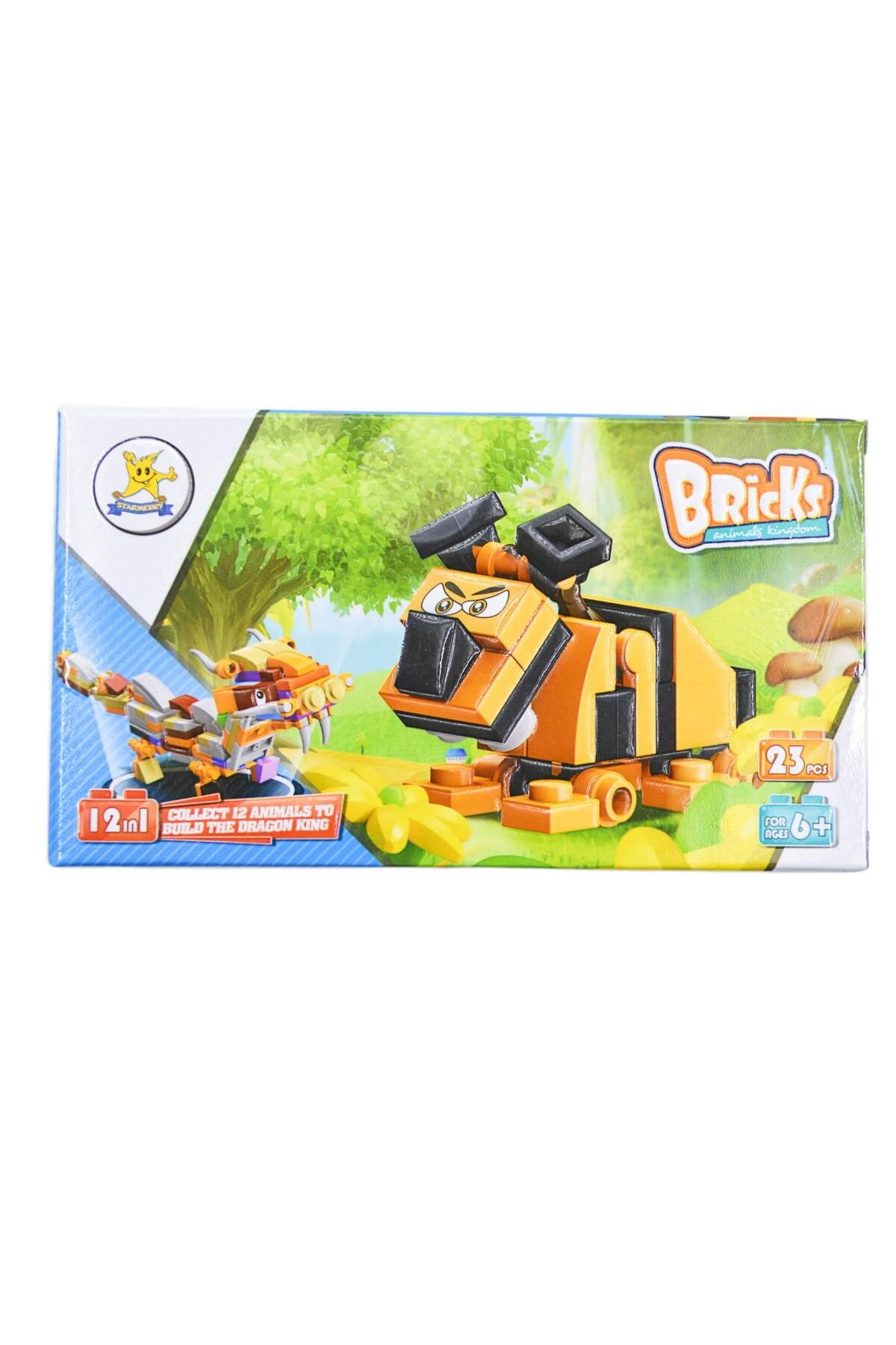 KIZILKAYA Kızılkaya Bricks Lego Hayvanlar 03 Tiger 23 Parça (SM198B-03)