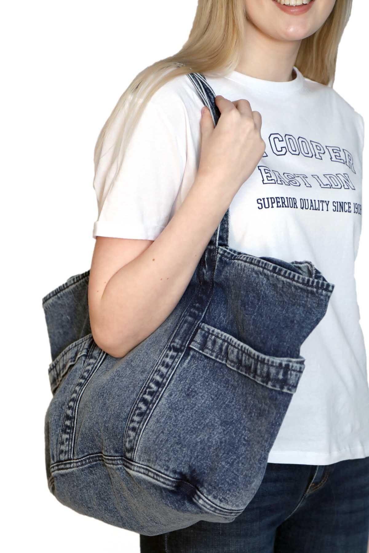 Lee Cooper Carl Kadın Çanta Denim