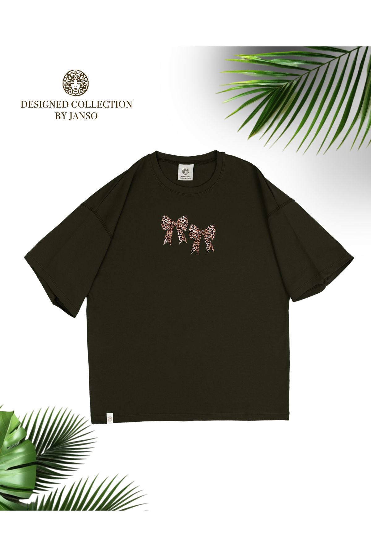 JANSO GROUP - KADIN PAMUKLU BASKILI FİYONK BASKILI TSHIRT