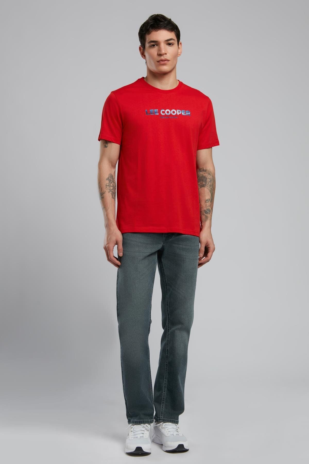 Lee Cooper Jagger Normal Bel Dar Kesim Düz Paça Gri Erkek Jean Pantolon
