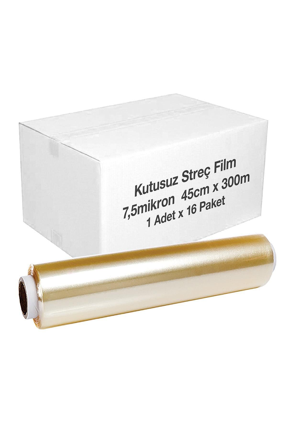 alsepeteavm Kutusuz Streç Film 45cm X 300 M 8mic 1 Adet X 16 Paket (koli)
