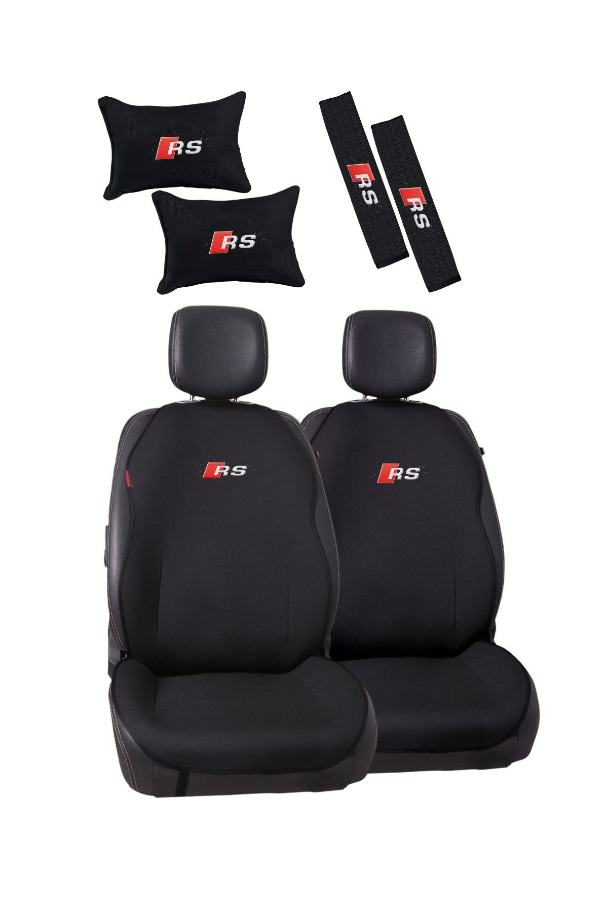 otomind Audi RS Nakışlı Dokuma Oto Minder ve Konfor Seti