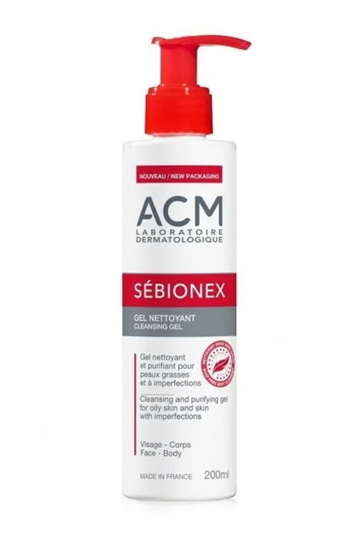 ACM-ACM Sebionex Cleansing Gel for Oily and Blemish-Prone Skin - 200ml 1